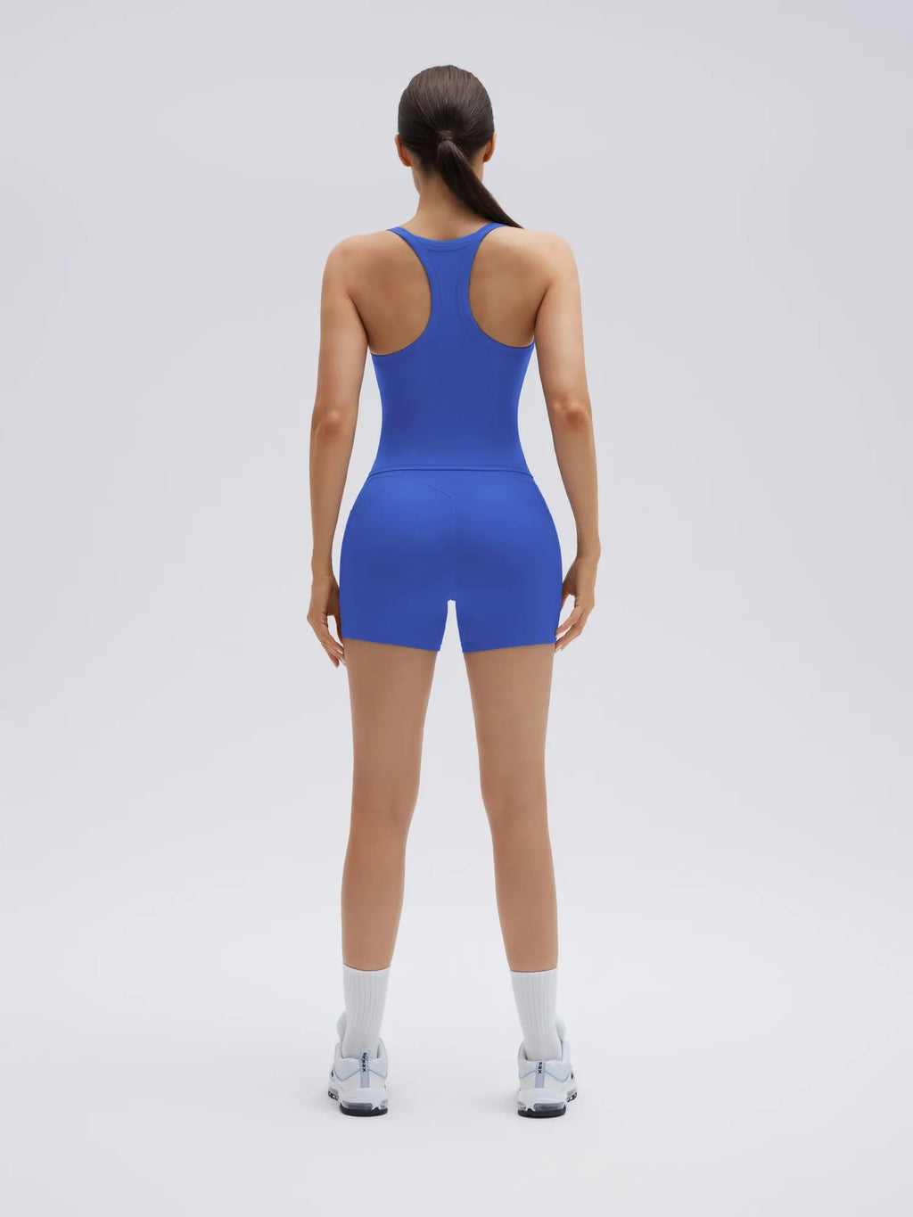 Padded Racerback Criss cross back top 2 Piece Workout Sets