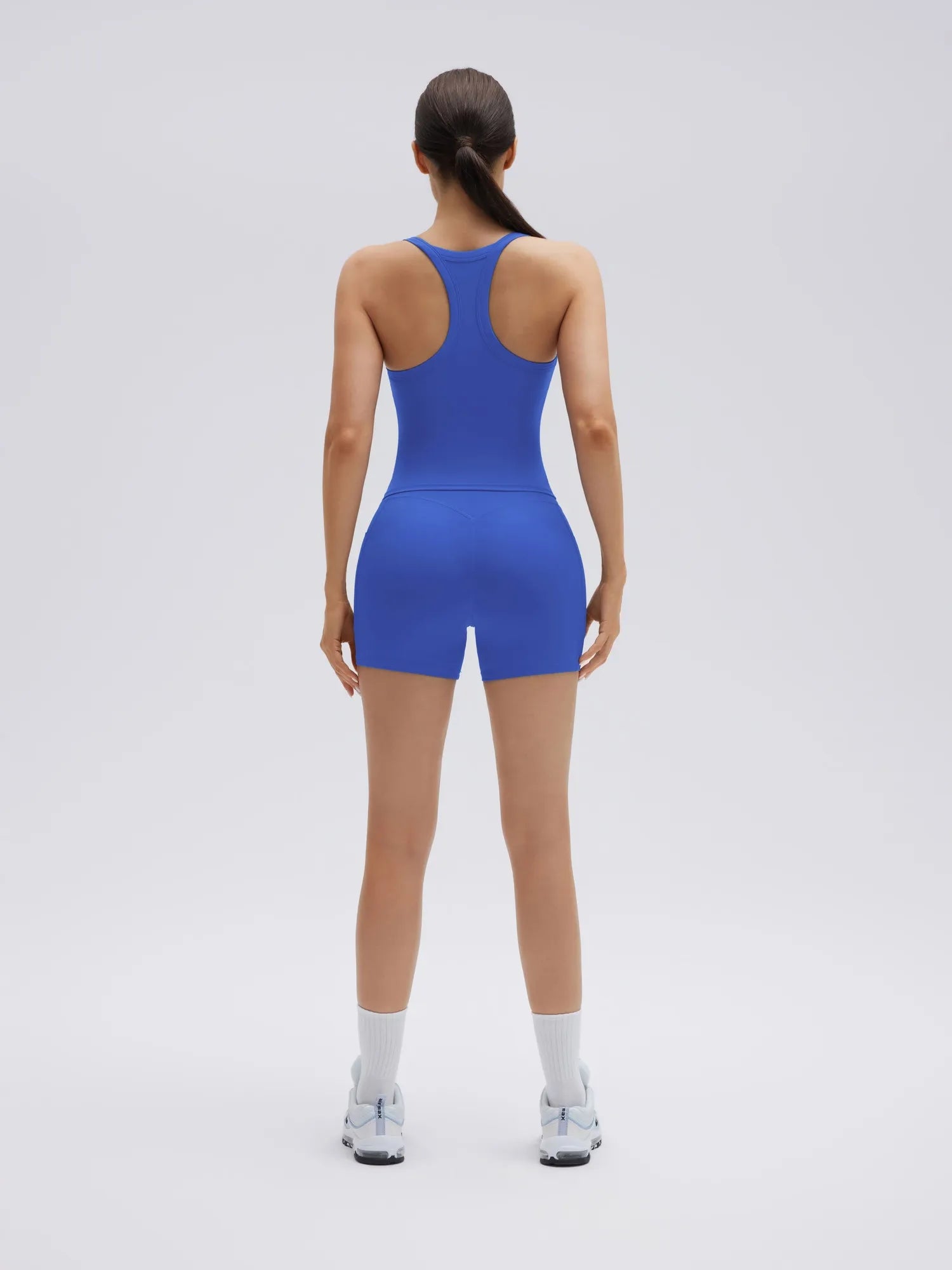 Padded Racerback Criss cross back top 2 Piece Workout Sets