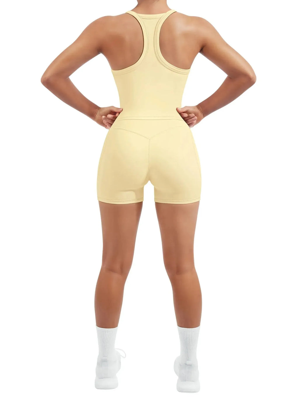 Padded Racerback Criss cross back top 2 Piece Workout Sets