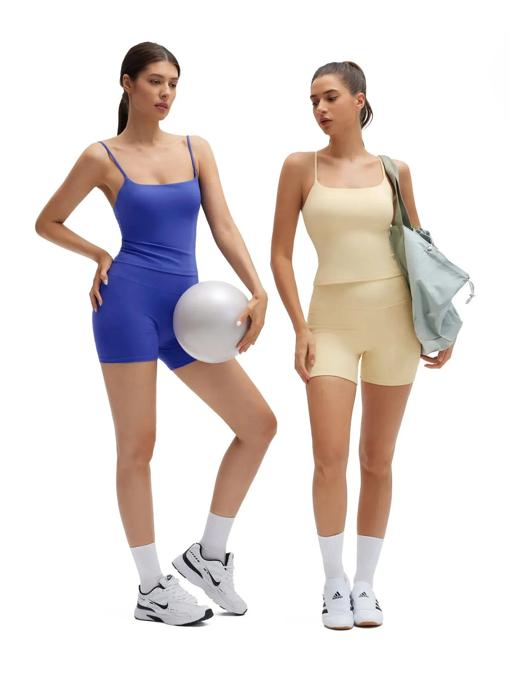 Adjustable Straps Camis 2 Pieces Workout Sets