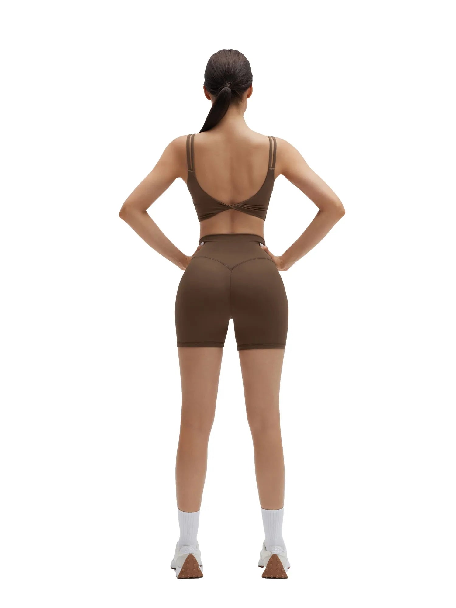 Twist Back Cami Workout Set