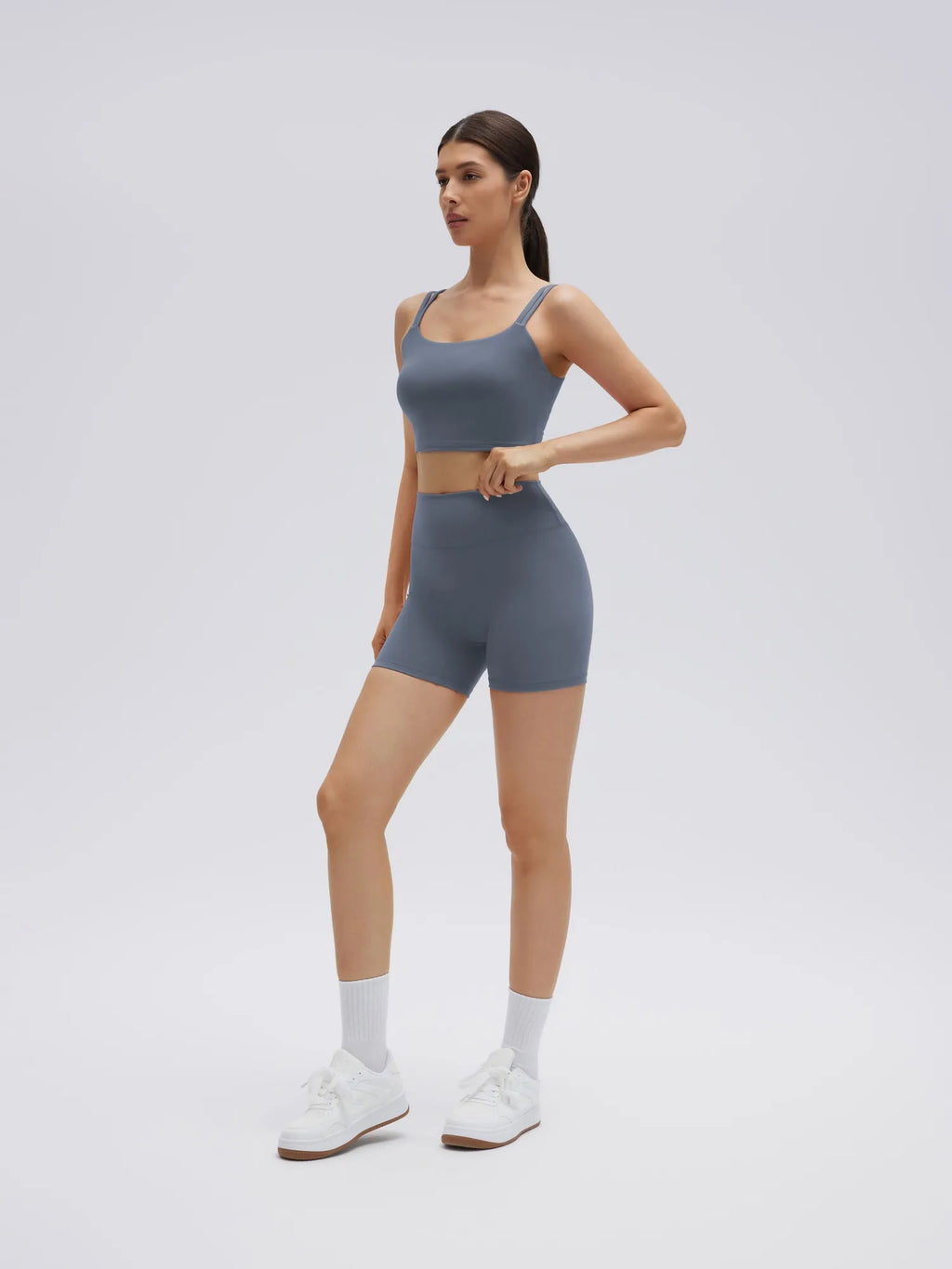 Twist Back Cami Workout Set