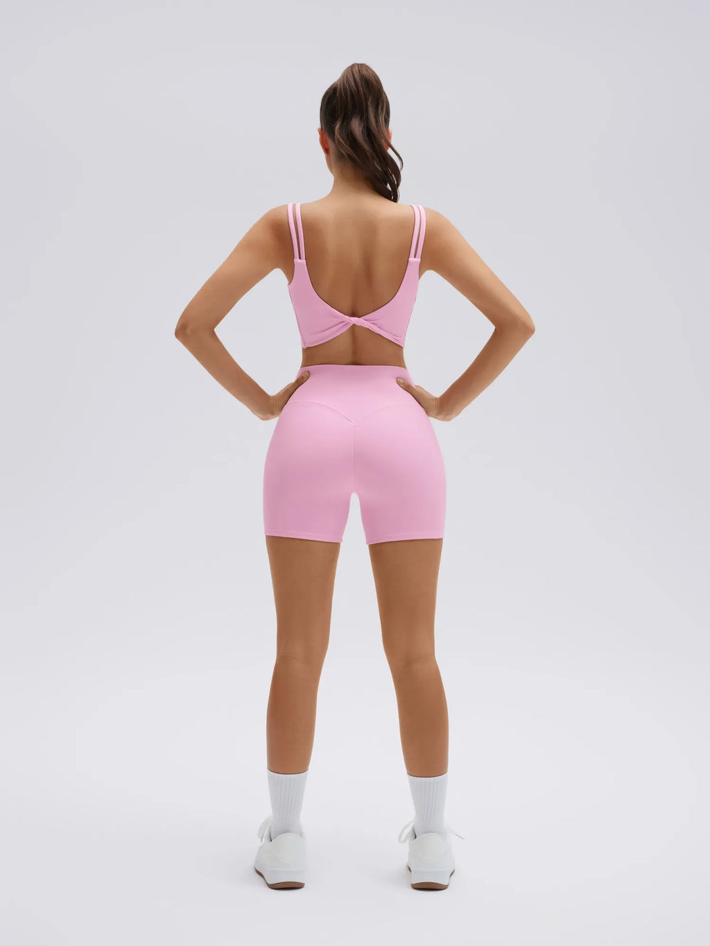 Twist Back Cami Workout Set