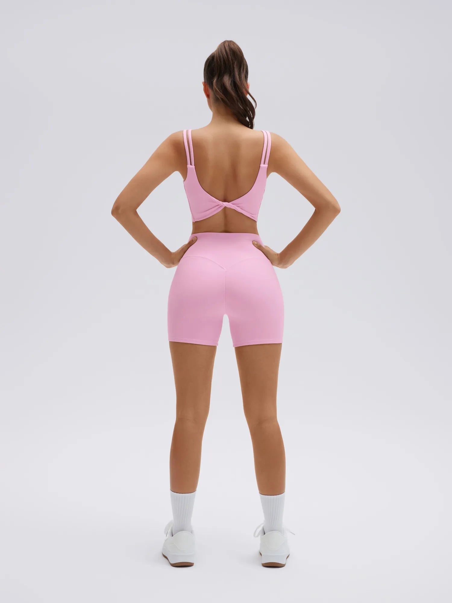 Twist Back Cami Workout Set