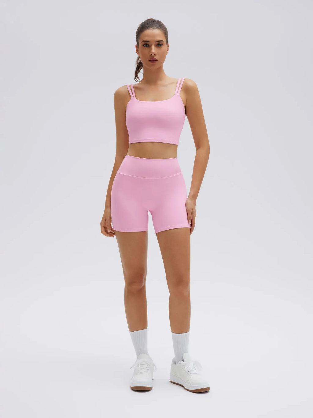 Twist Back Cami Workout Set