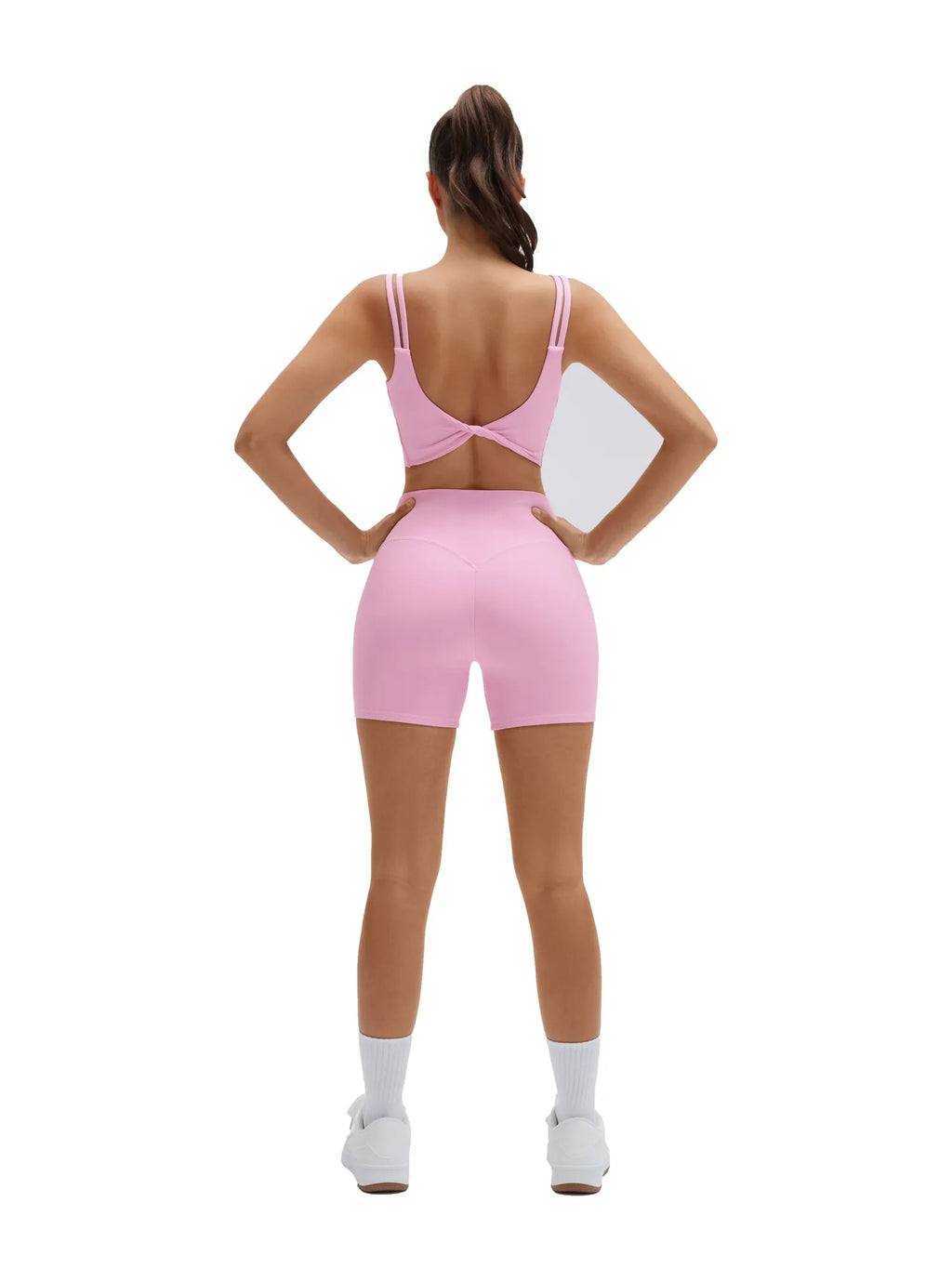 Twist Back Cami Workout Set