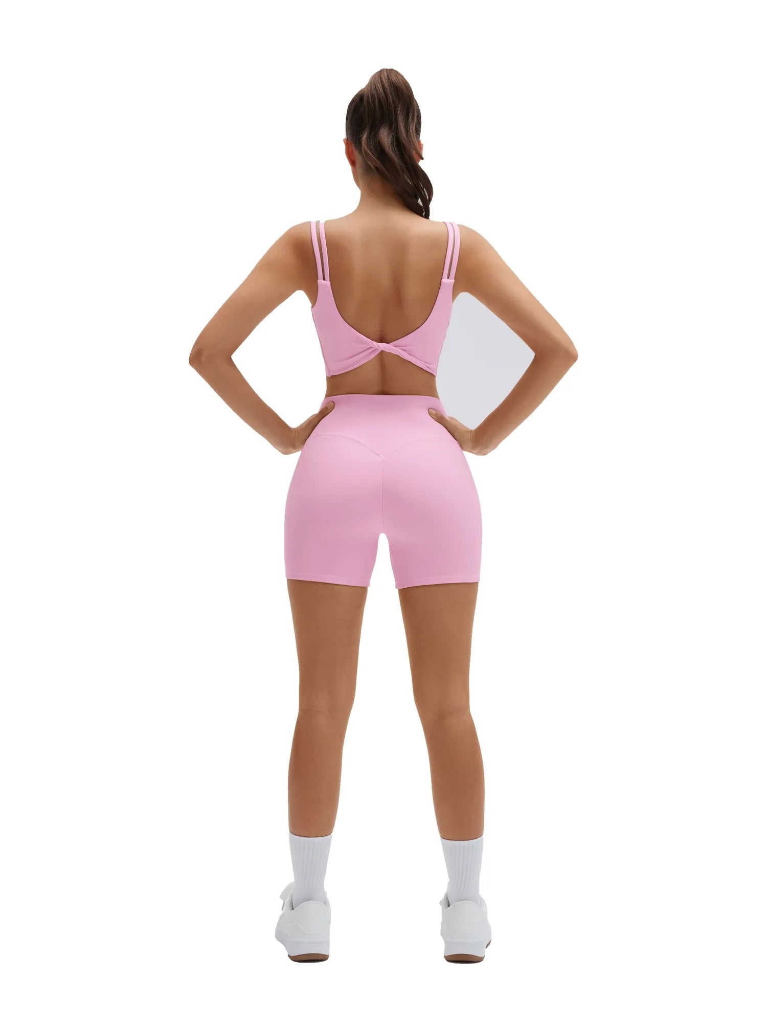 Twist Back Cami Workout Set
