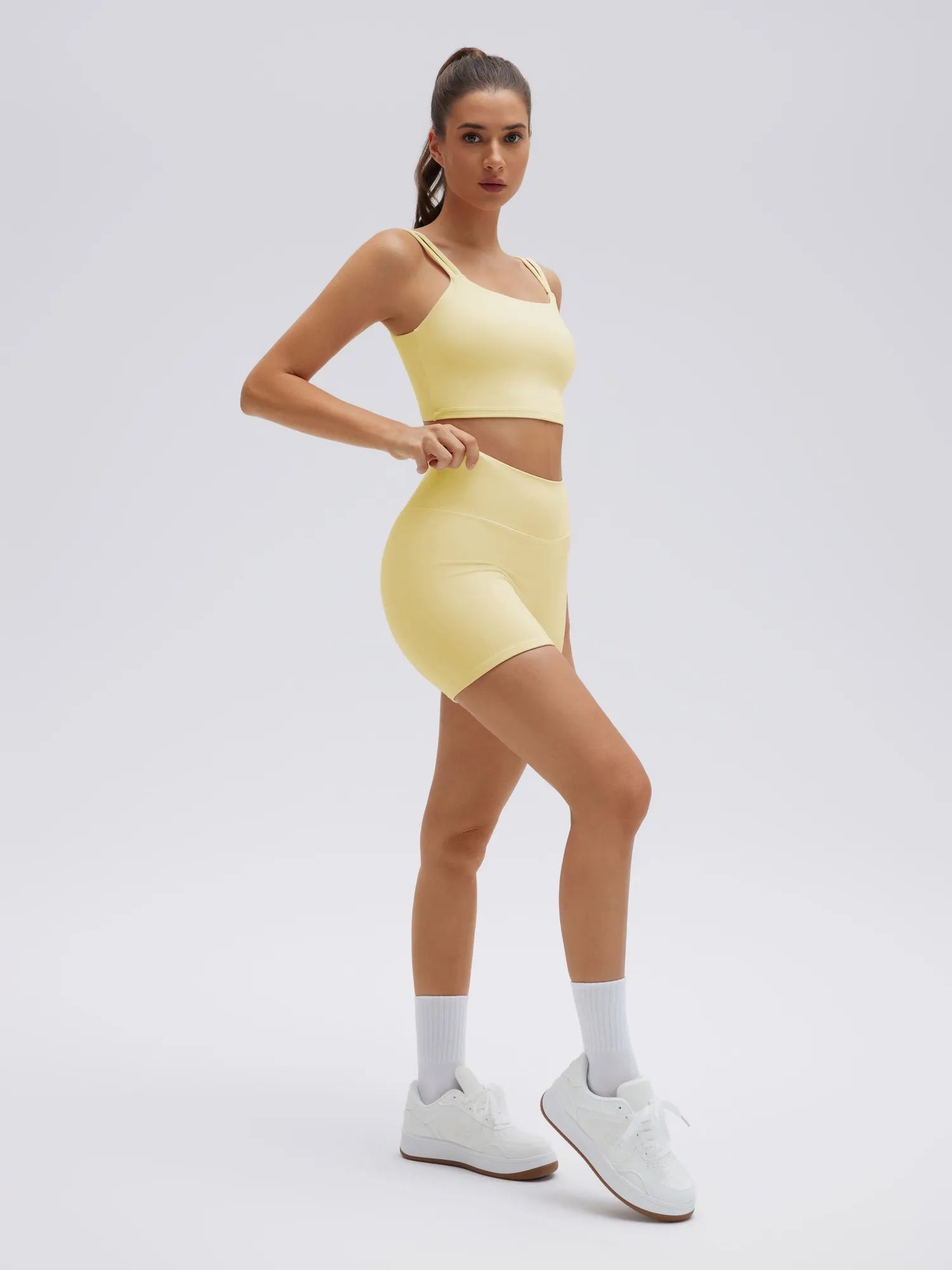 Twist Back Cami Workout Set