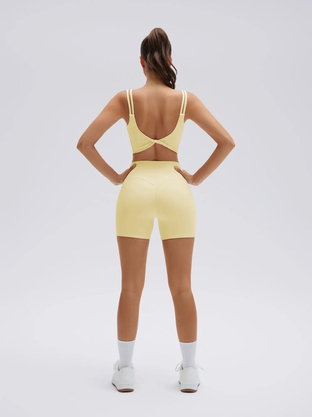 Twist Back Cami Workout Set