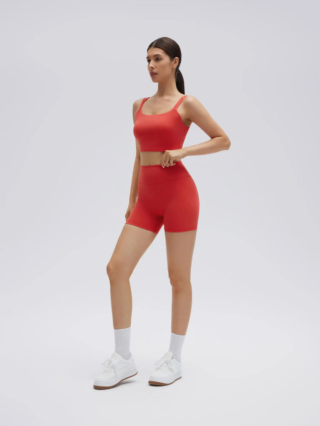 Twist Back Cami Workout Set