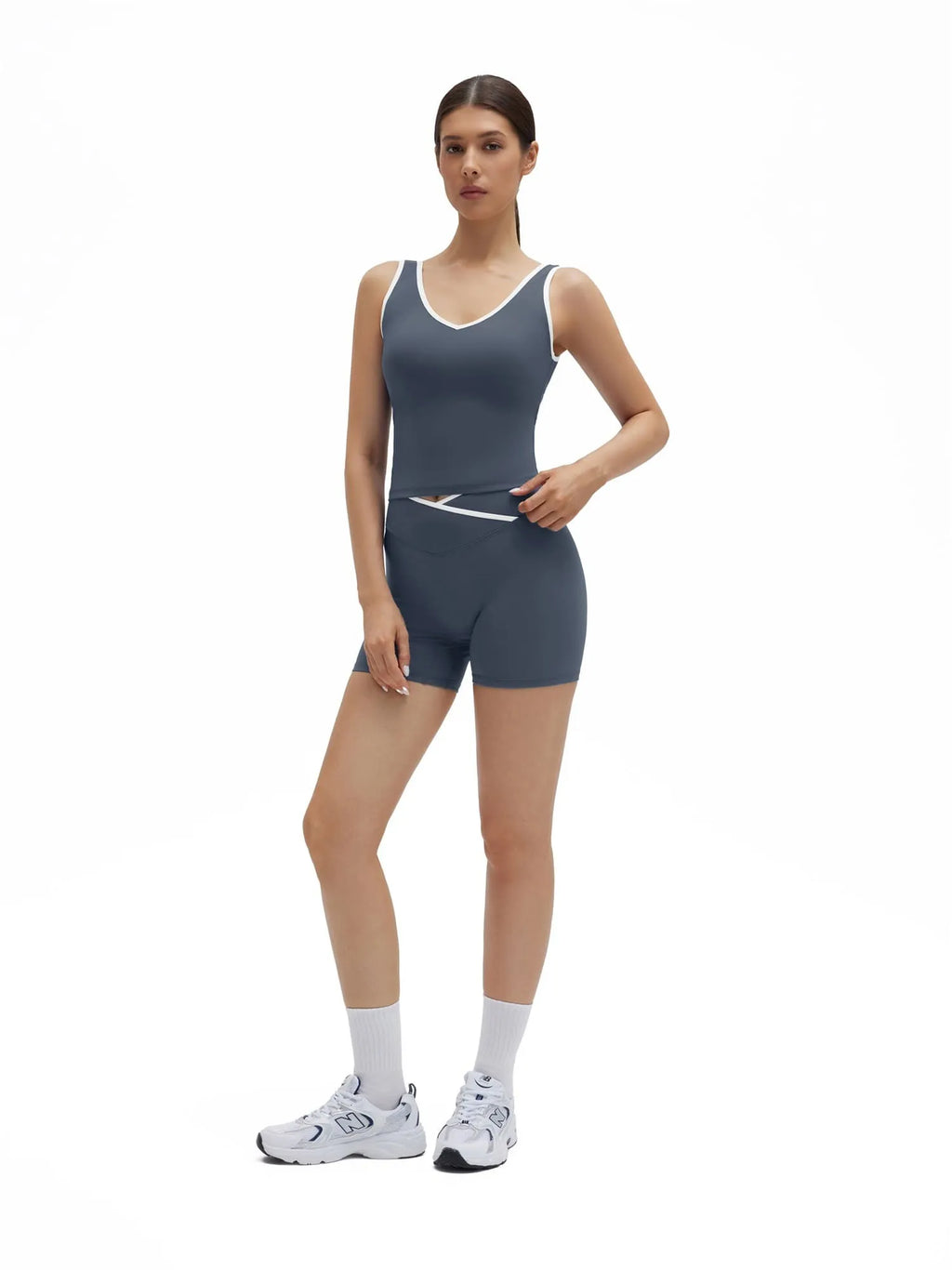 Waisted Tummy Control 2 Piece Workout Sets