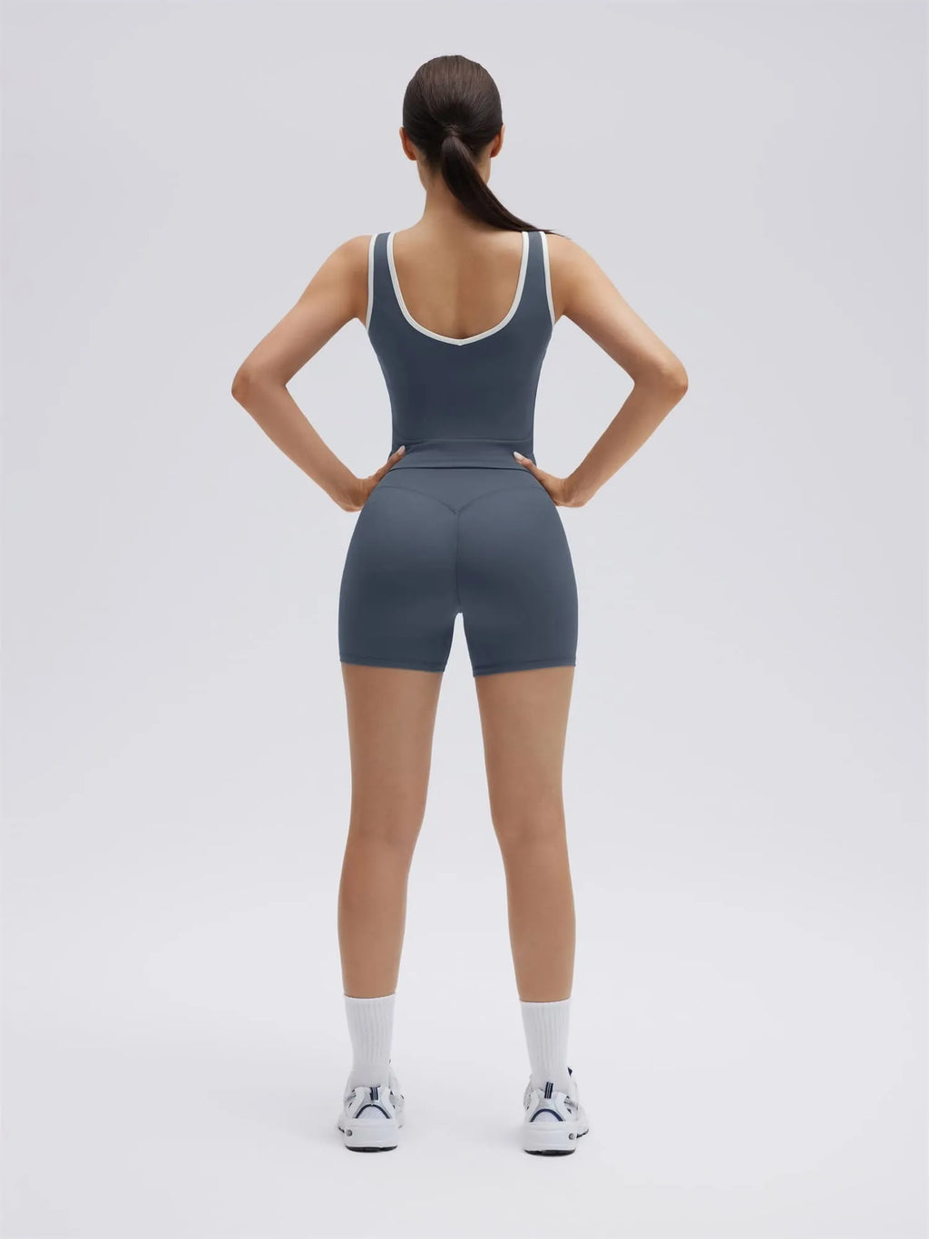 Waisted Tummy Control 2 Piece Workout Sets