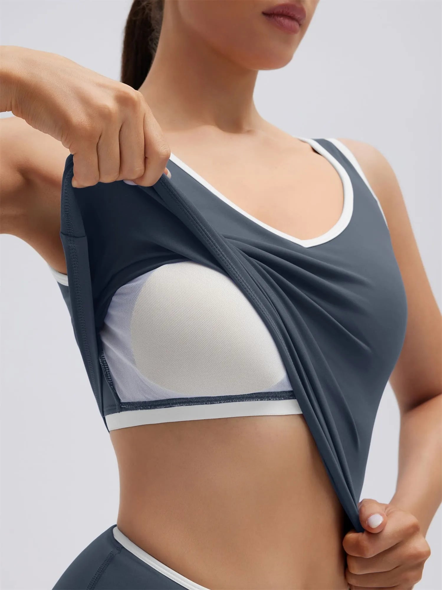 Waisted Tummy Control 2 Piece Workout Sets