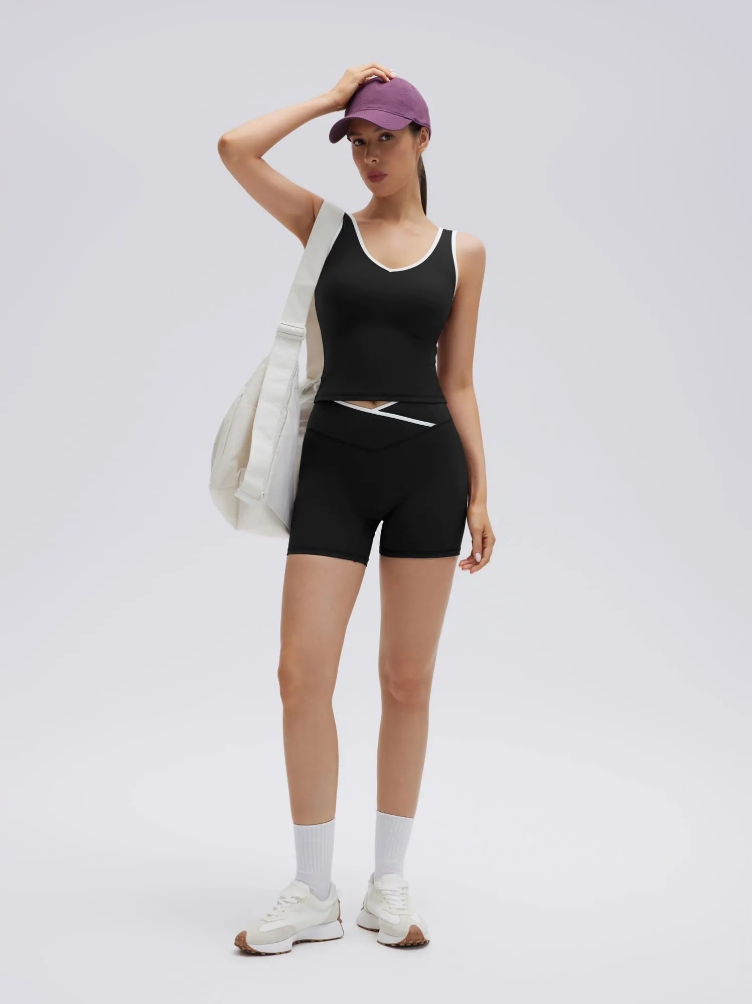 Waisted Tummy Control 2 Piece Workout Sets