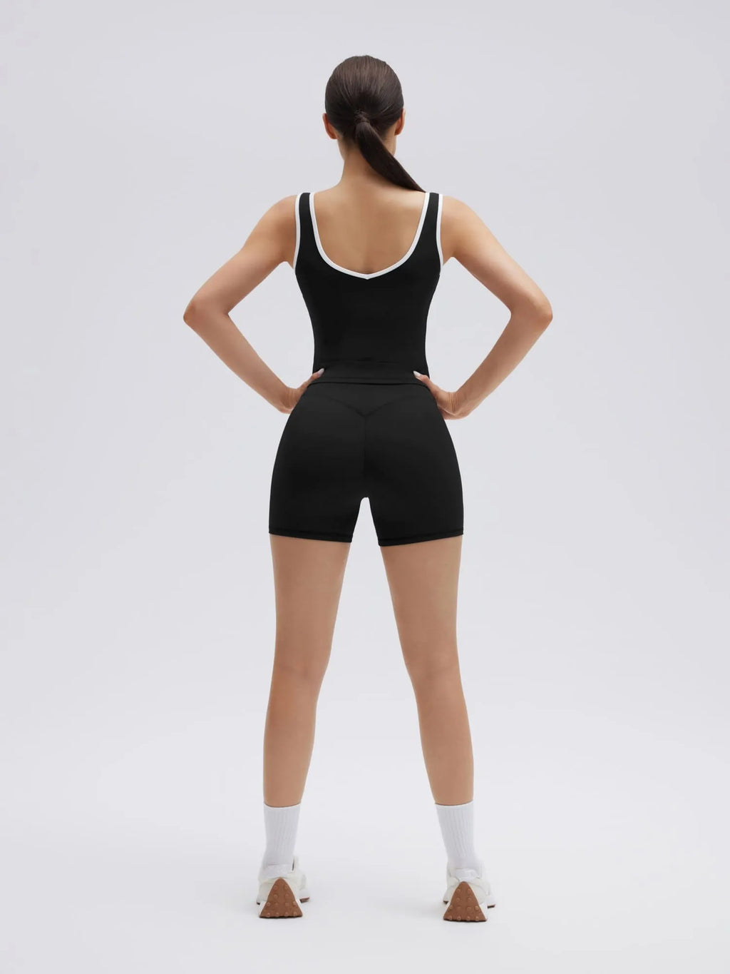 Waisted Tummy Control 2 Piece Workout Sets