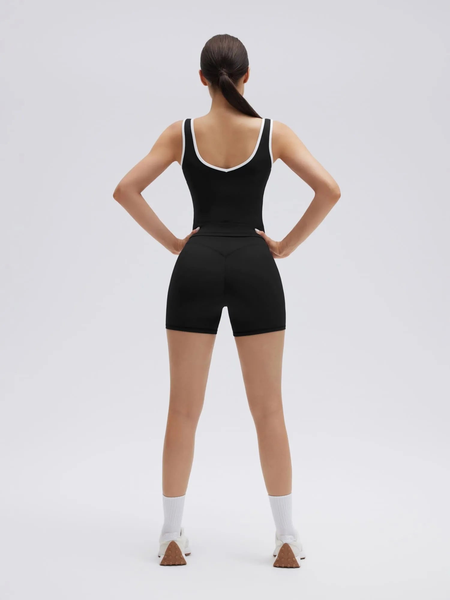 Waisted Tummy Control 2 Piece Workout Sets