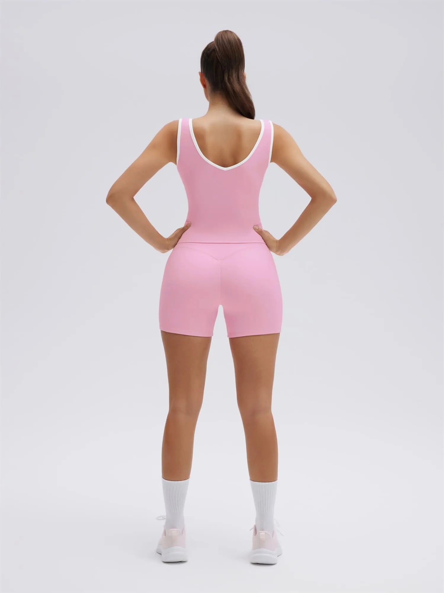 Waisted Tummy Control 2 Piece Workout Sets