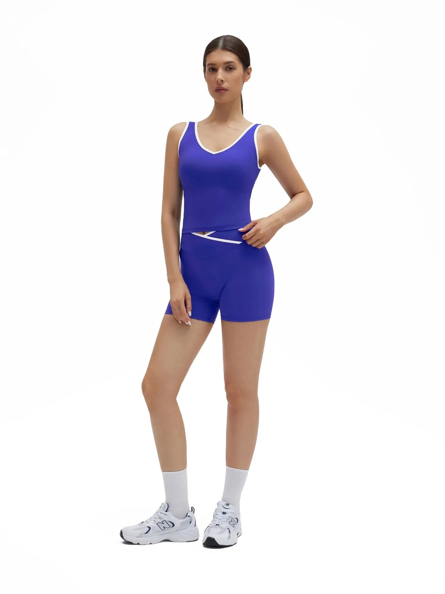Waisted Tummy Control 2 Piece Workout Sets