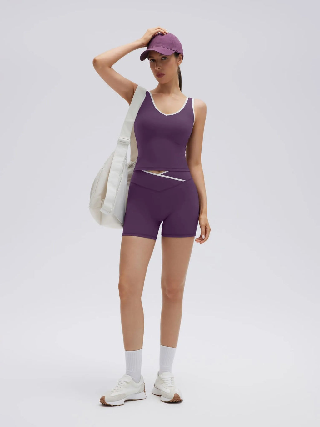 Waisted Tummy Control 2 Piece Workout Sets