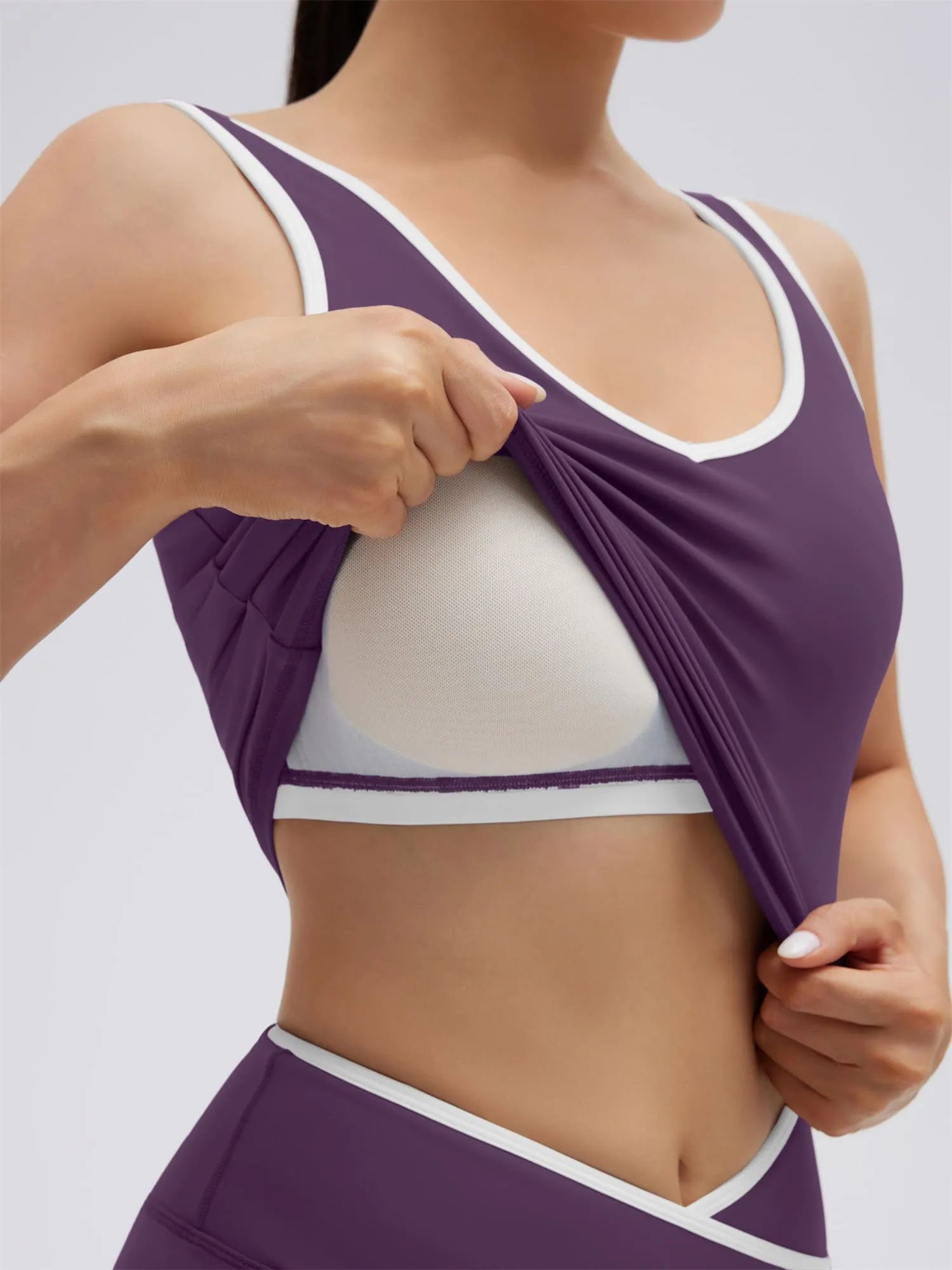 Waisted Tummy Control 2 Piece Workout Sets