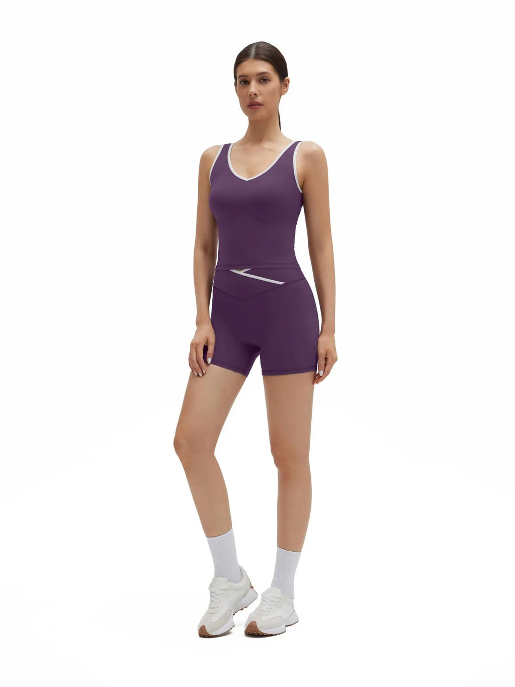 Waisted Tummy Control 2 Piece Workout Sets