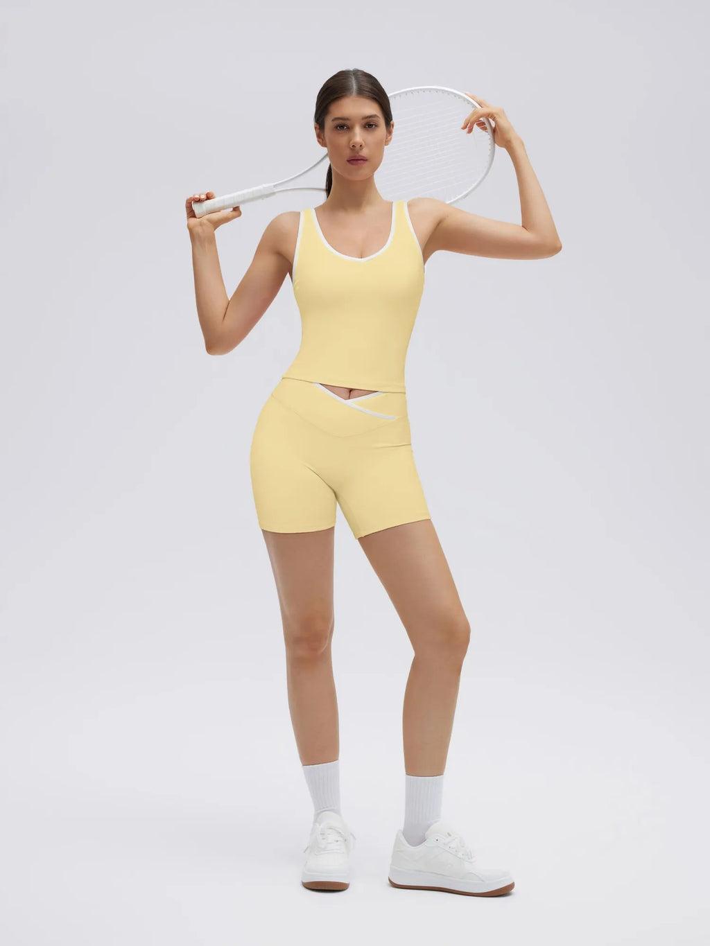 Waisted Tummy Control 2 Piece Workout Sets