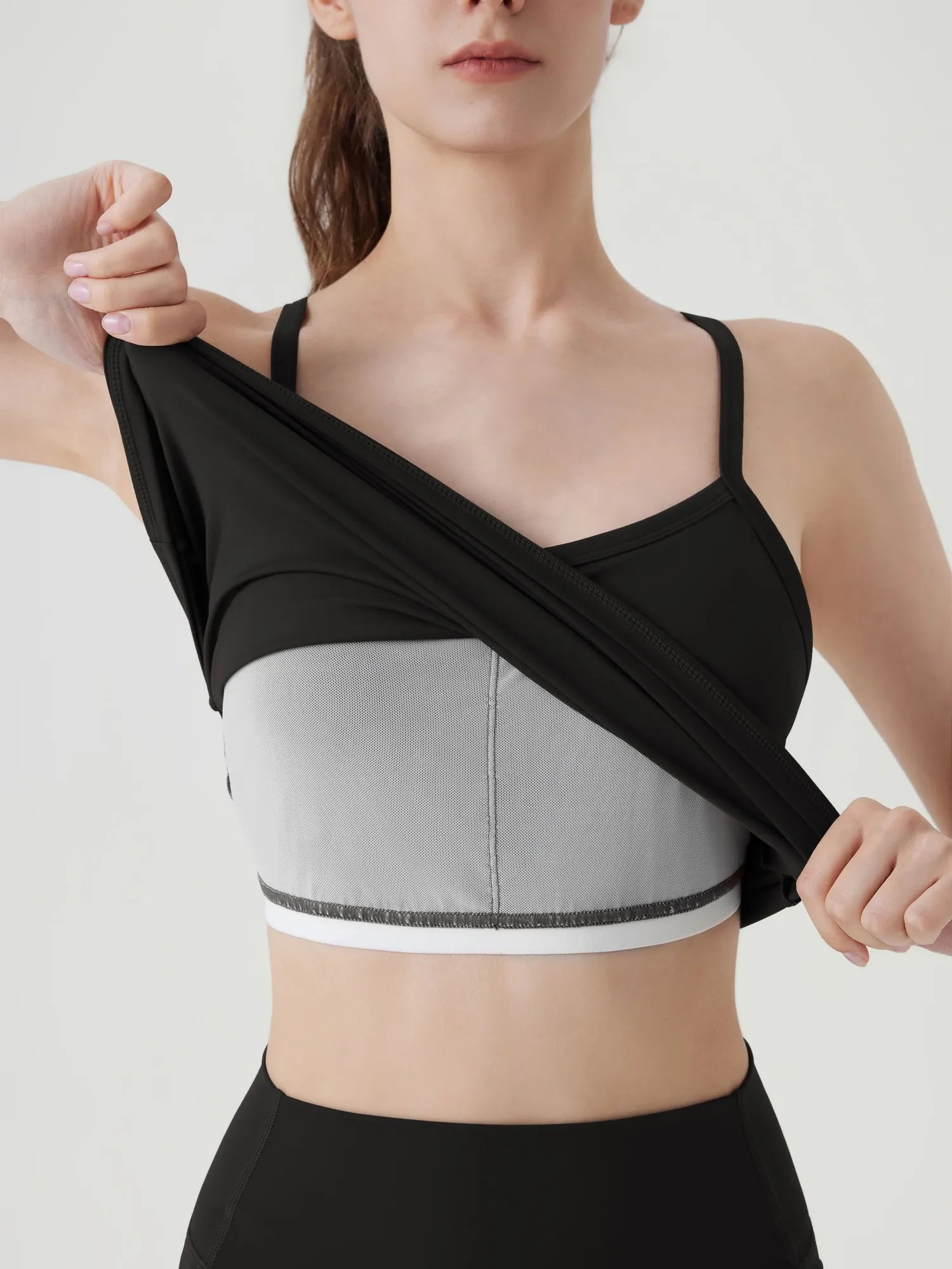 V Back Padded Sports Workout Sets