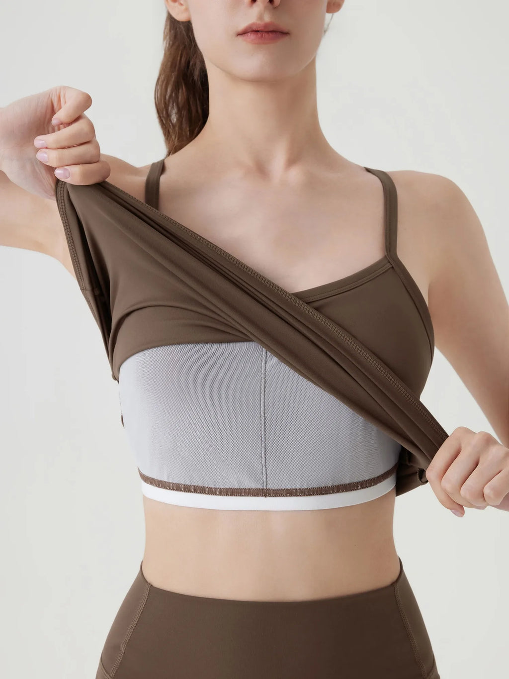 V Back Padded Sports Workout Sets