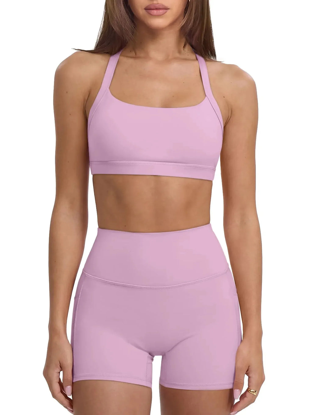 Padded Sports Bra 2 Piece Workout Sets