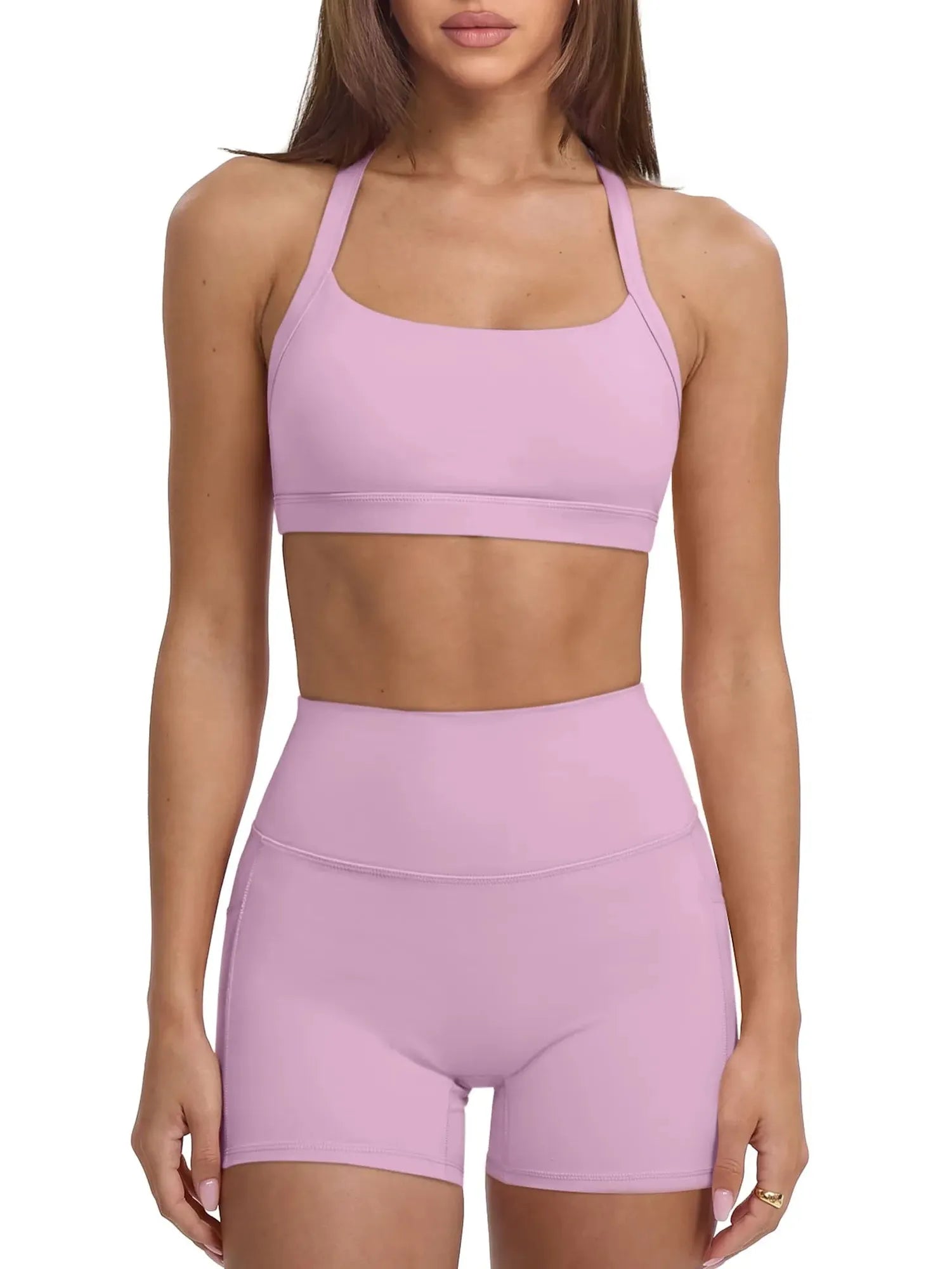 Padded Sports Bra 2 Piece Workout Sets