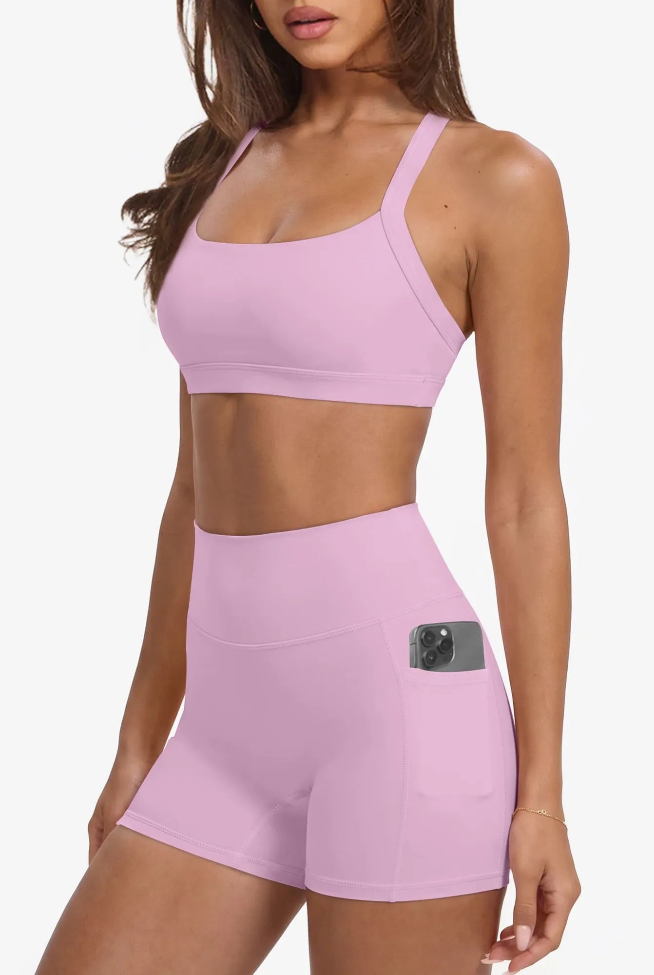 Padded Sports Bra 2 Piece Workout Sets