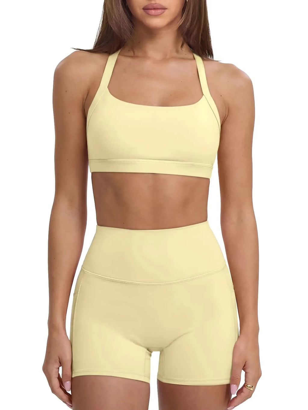 Padded Sports Bra 2 Piece Workout Sets
