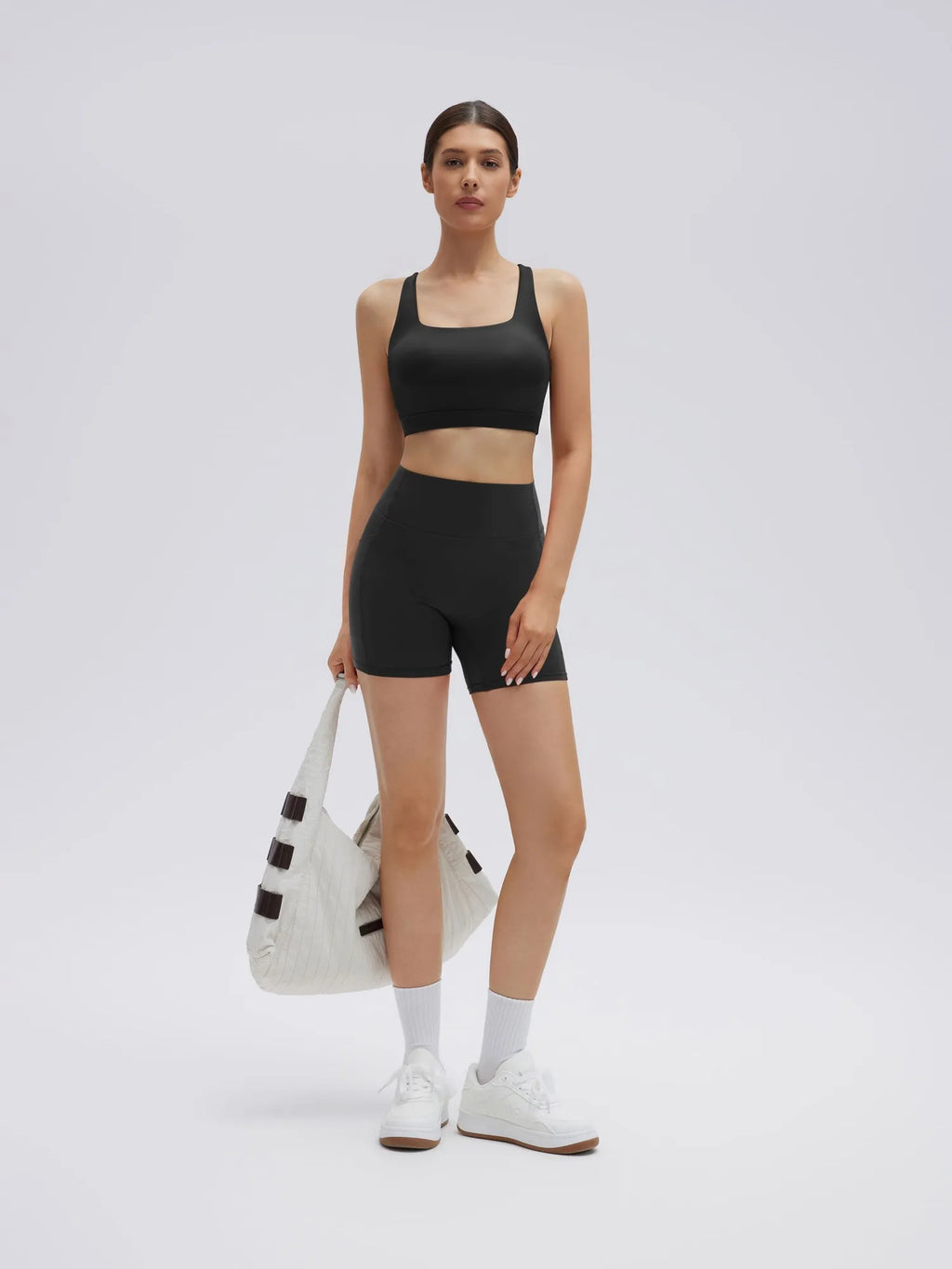 Backless Bra Yoga Crop Workout Set