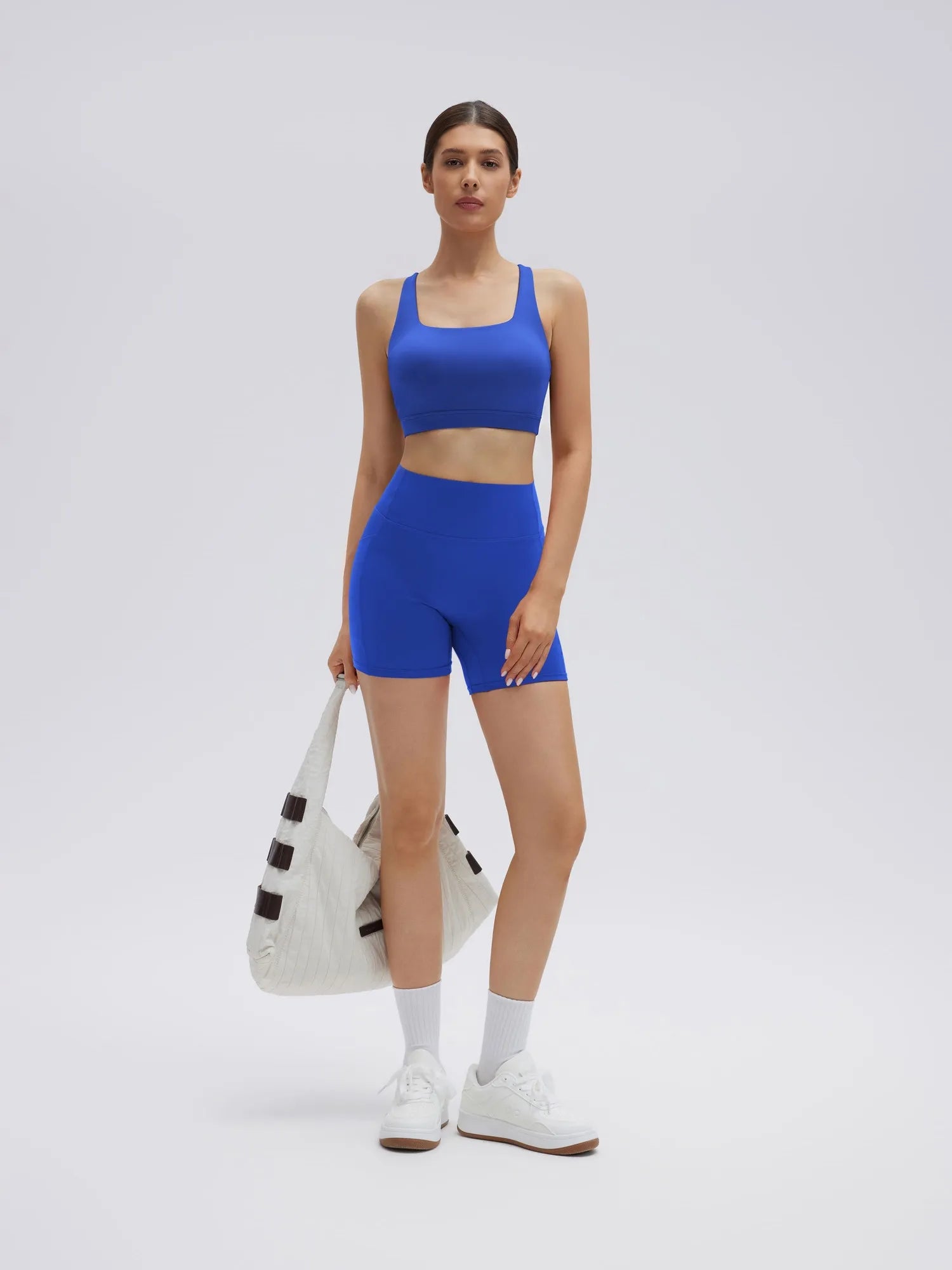 Backless Bra Yoga Crop Workout Set