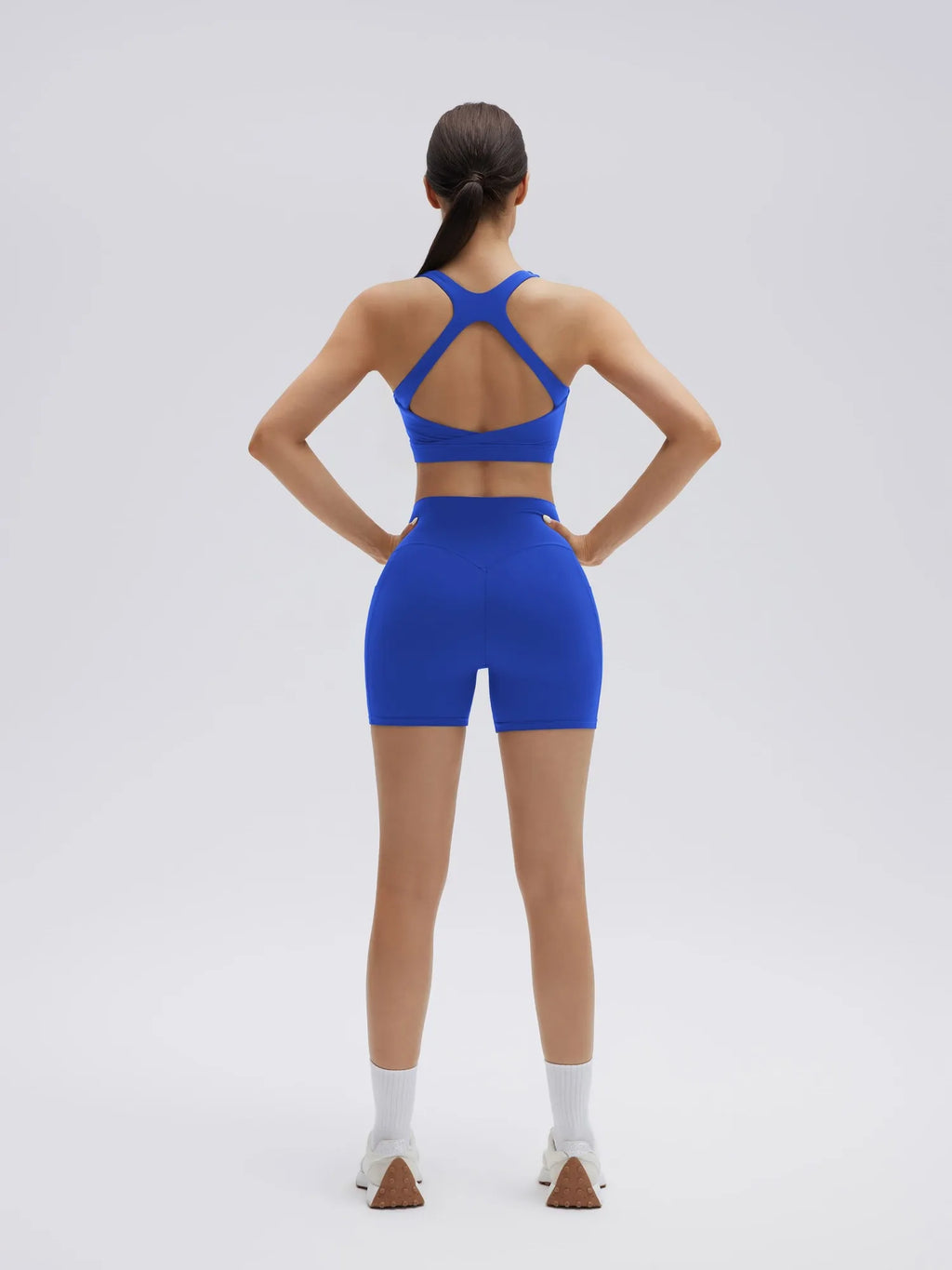 Backless Bra Yoga Crop Workout Set