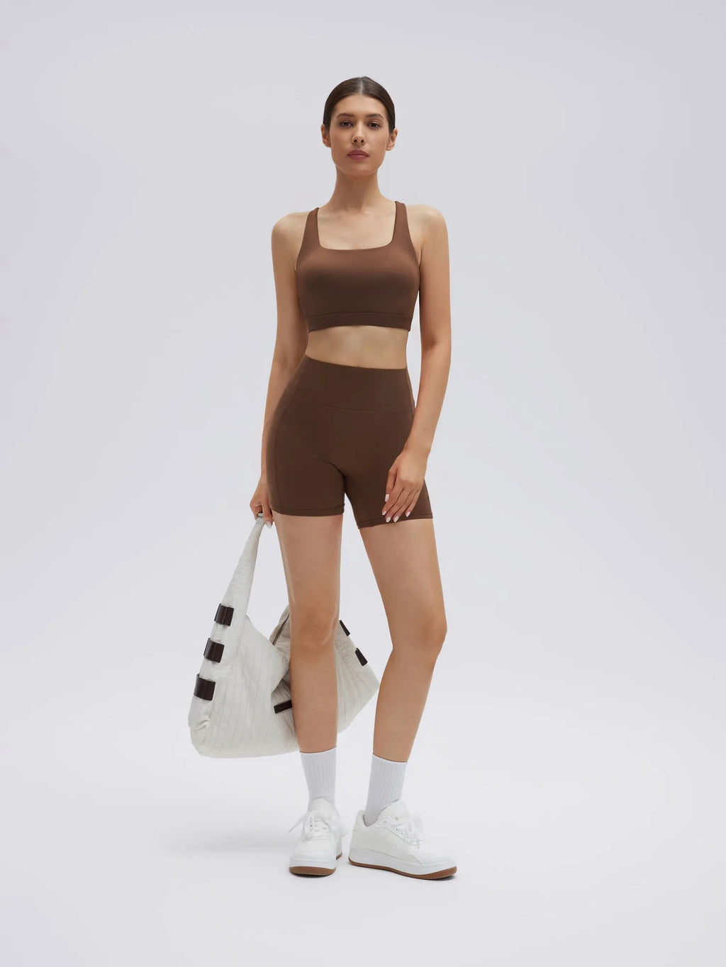 Backless Bra Yoga Crop Workout Set