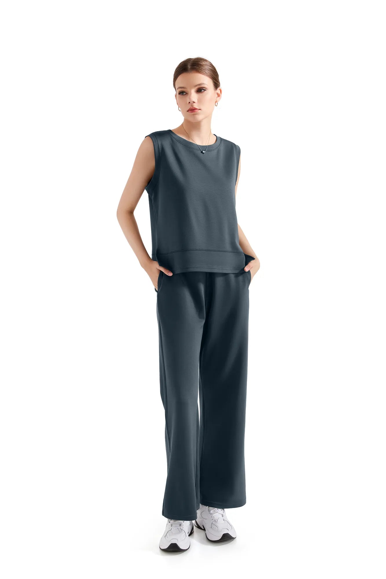 Modal Sleeveless Lounge Set