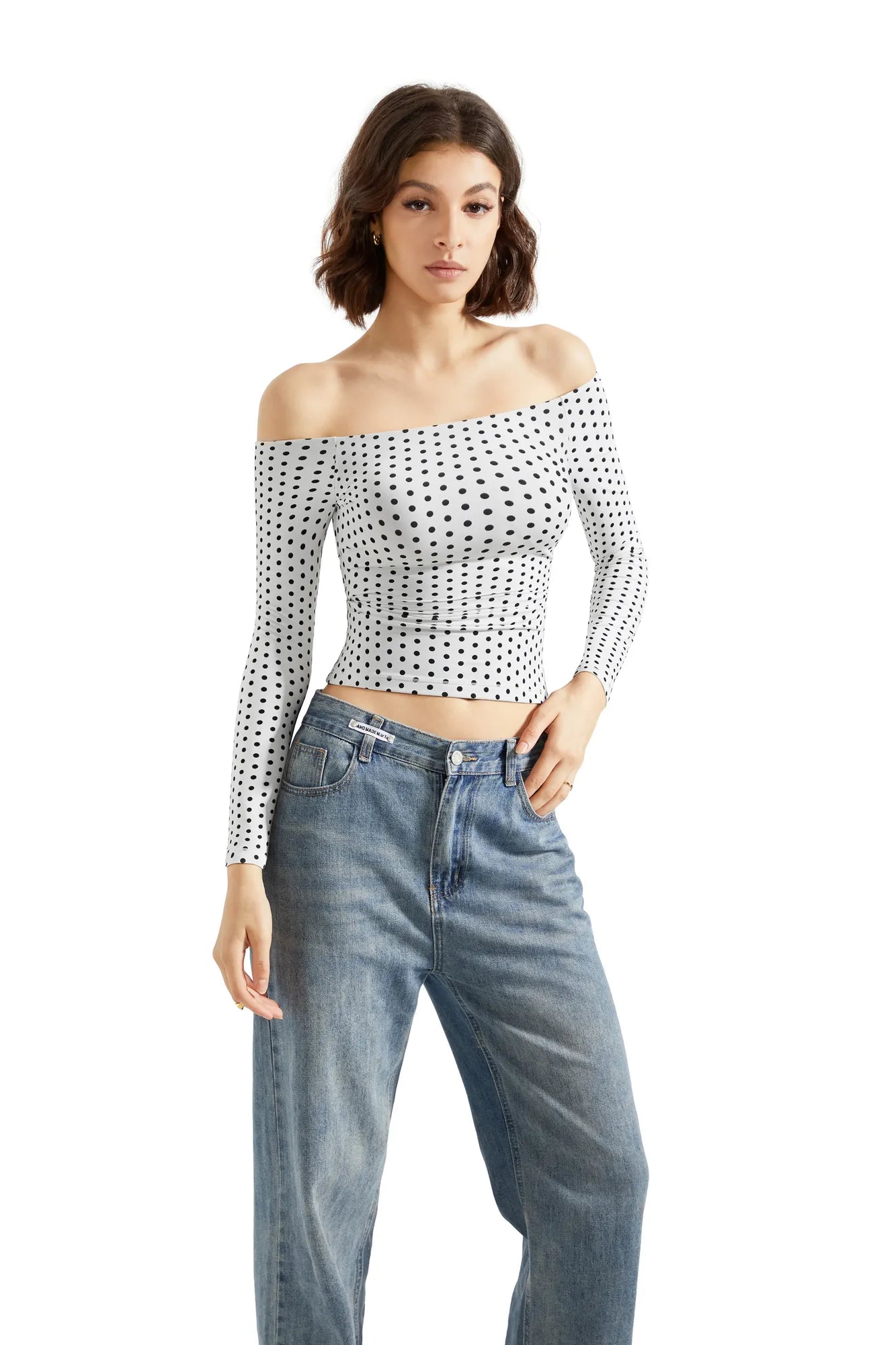 Buttery Soft Off Shoulder Shirt - Long Sleeve