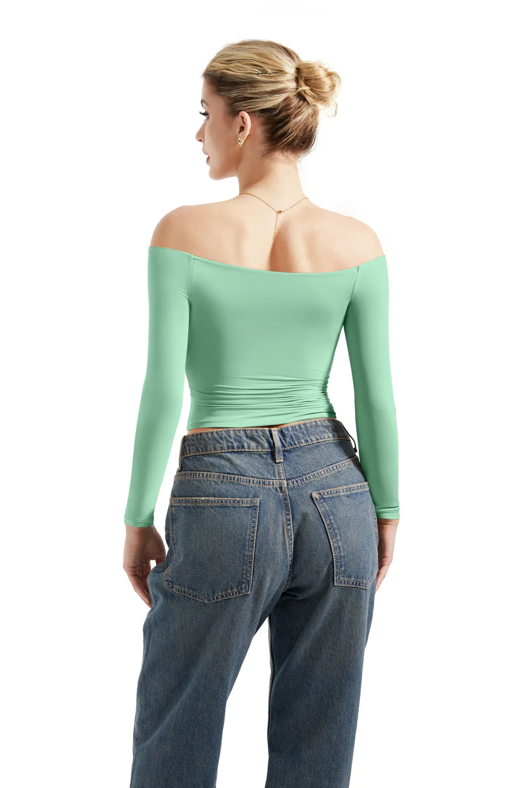 Buttery Soft Off Shoulder Shirt - Long Sleeve