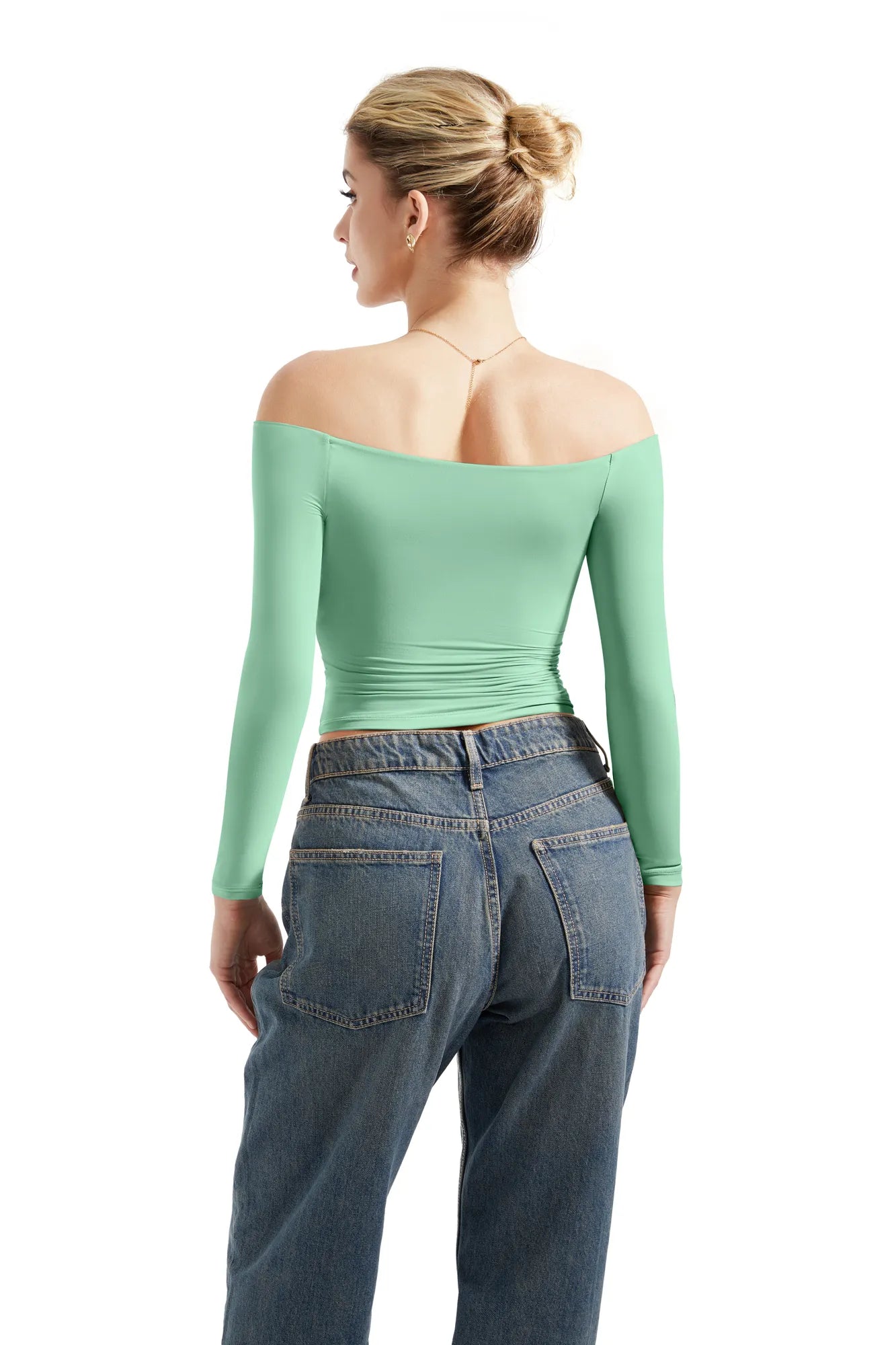 Buttery Soft Off Shoulder Shirt - Long Sleeve