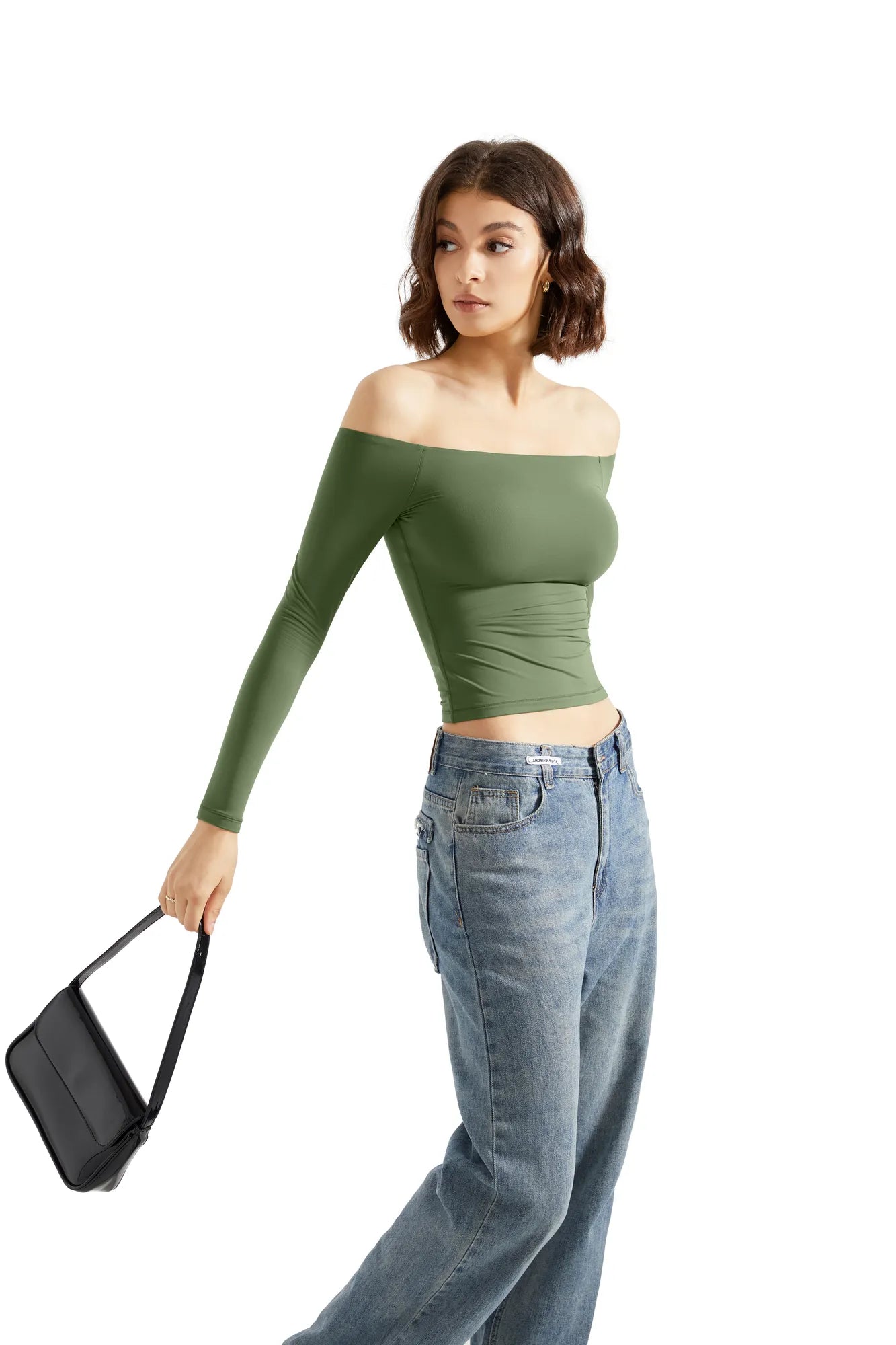 Buttery Soft Off Shoulder Shirt - Long Sleeve