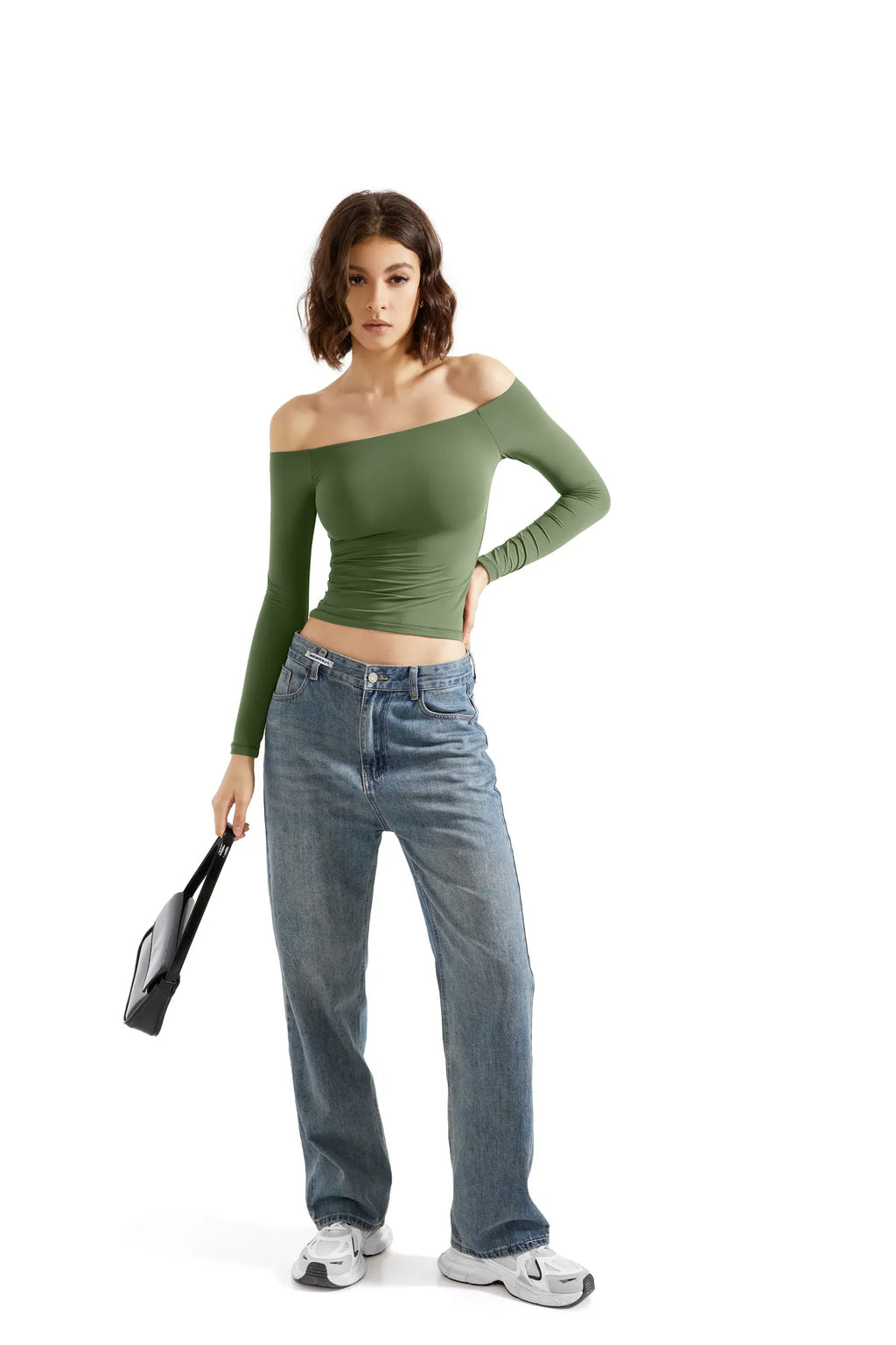 Buttery Soft Off Shoulder Shirt - Long Sleeve