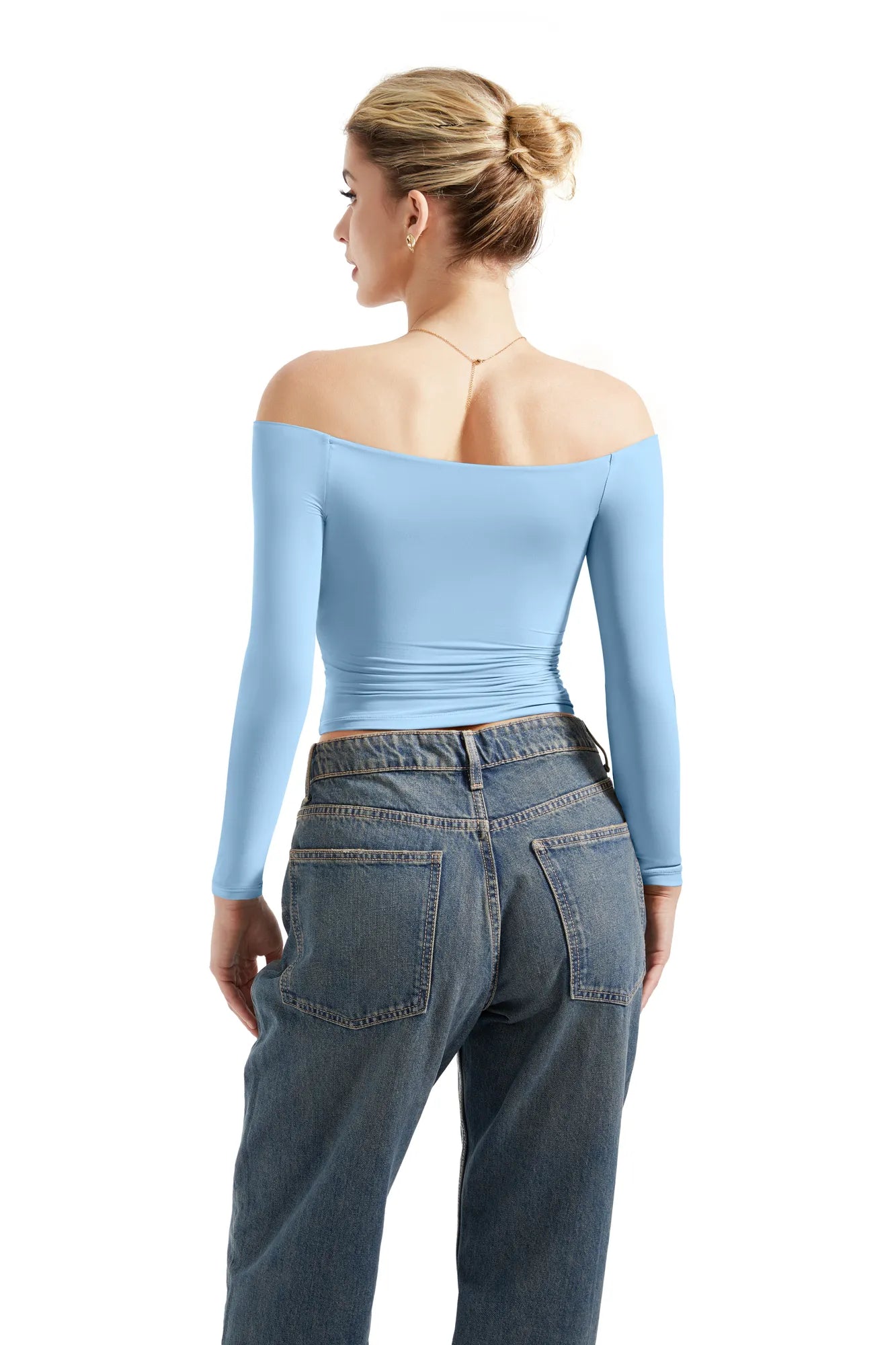 Buttery Soft Off Shoulder Shirt - Long Sleeve
