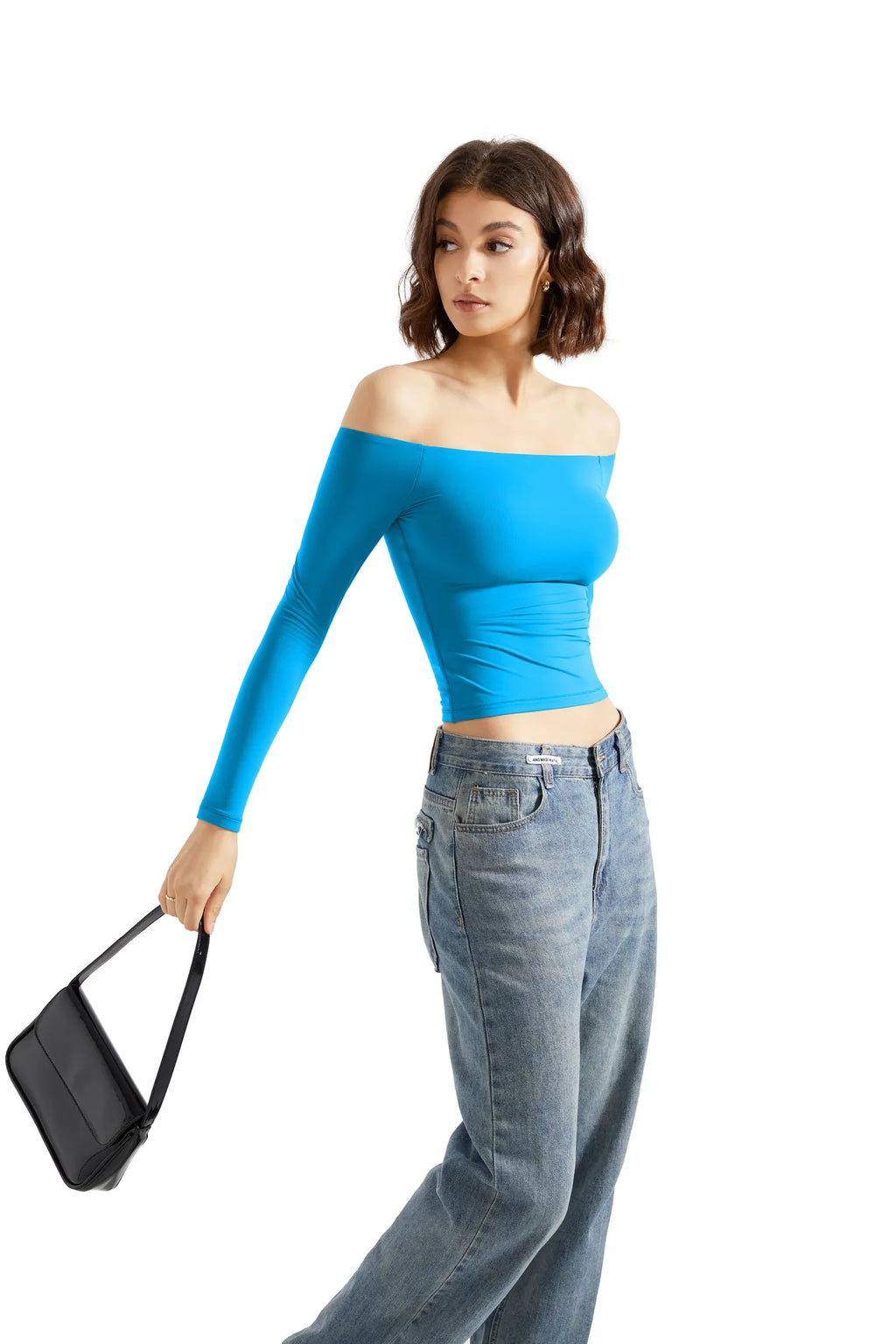 Buttery Soft Off Shoulder Shirt - Long Sleeve