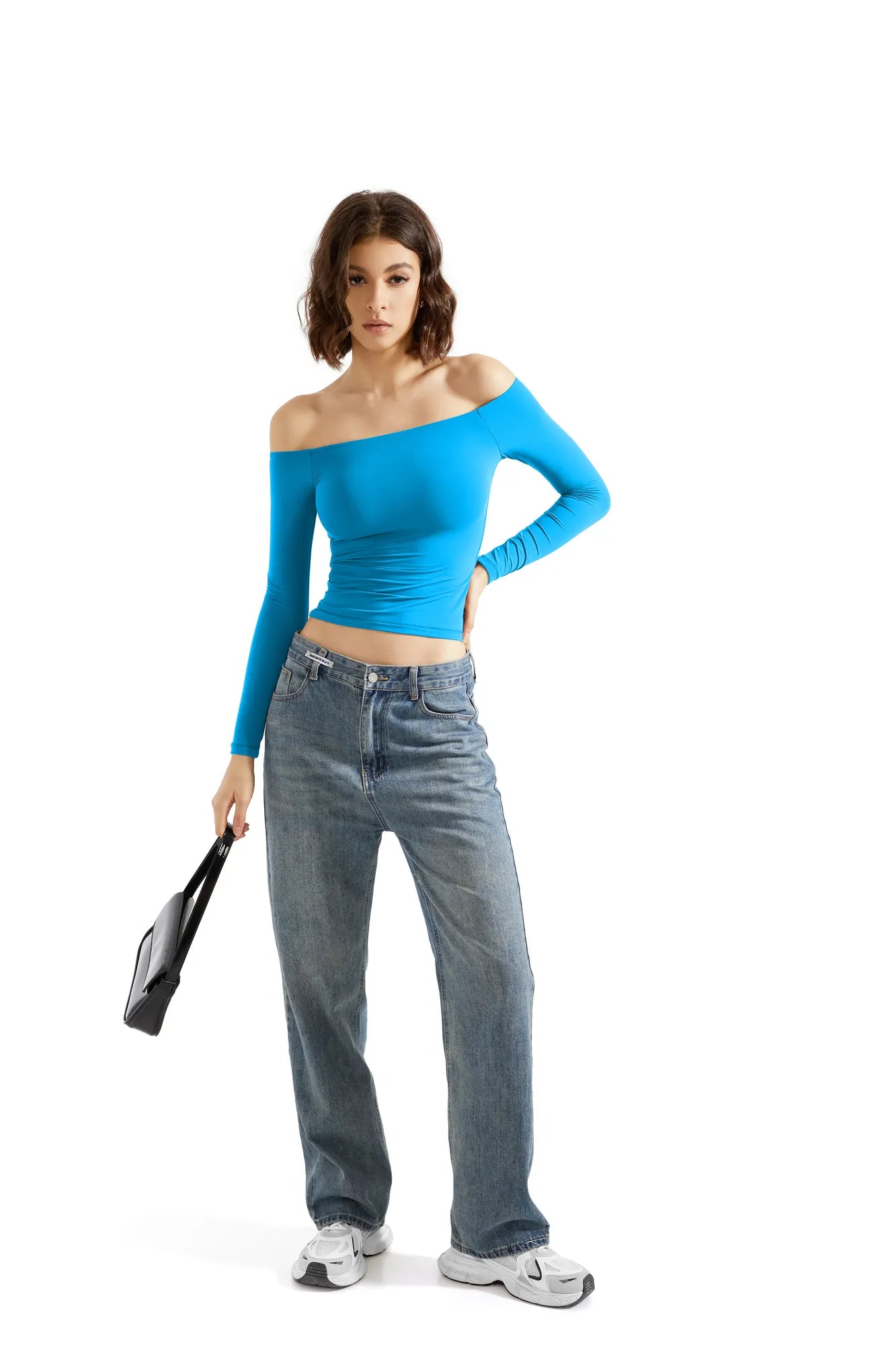 Buttery Soft Off Shoulder Shirt - Long Sleeve