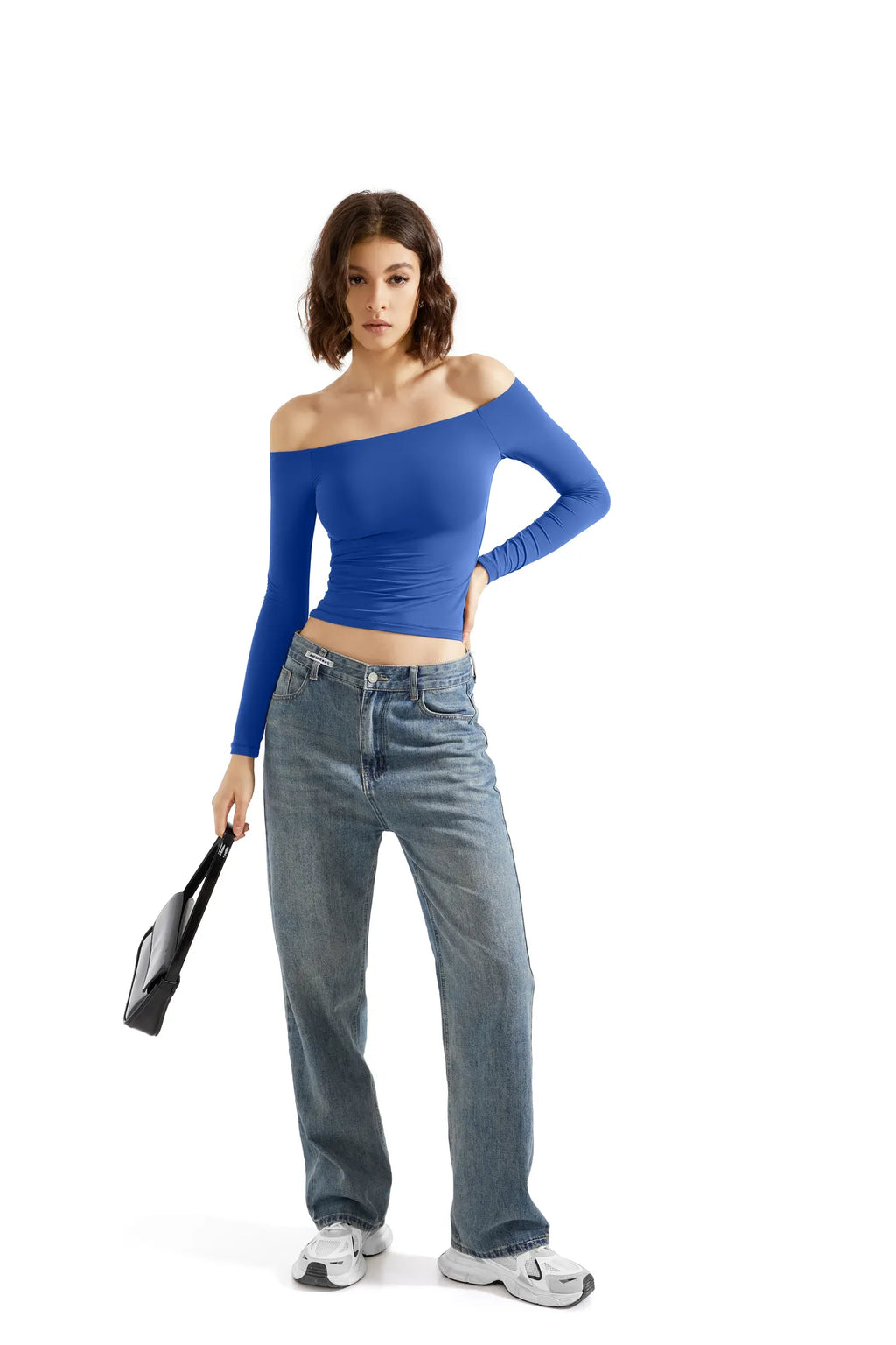 Buttery Soft Off Shoulder Shirt - Long Sleeve