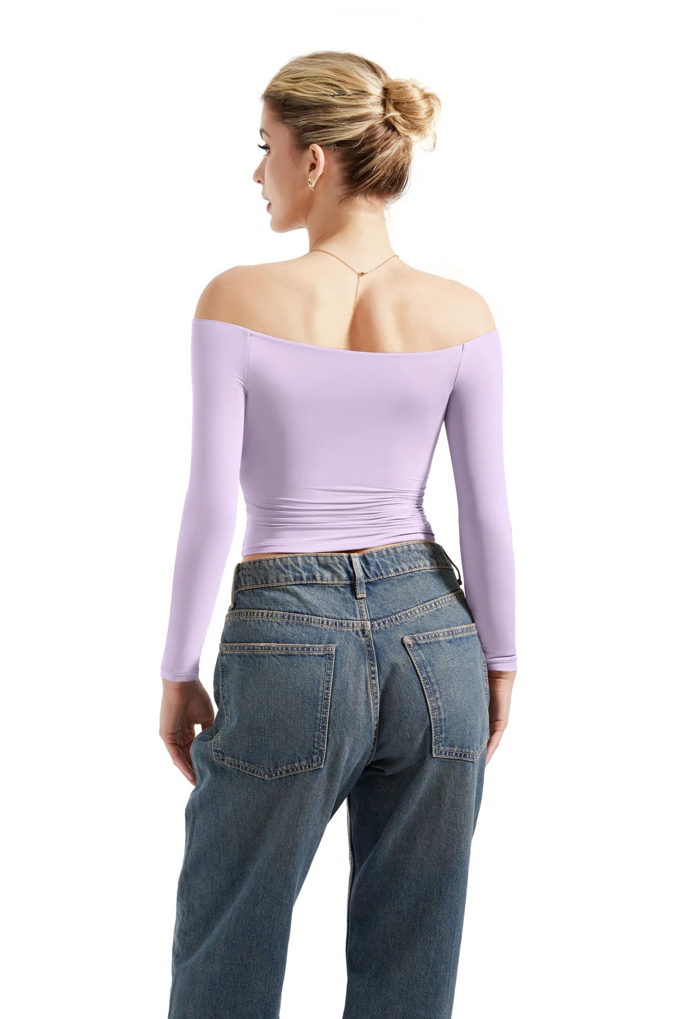 Buttery Soft Off Shoulder Shirt - Long Sleeve