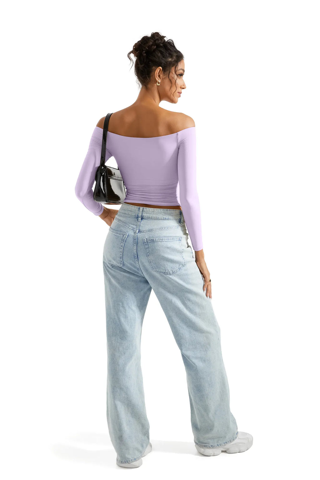 Buttery Soft Off Shoulder Shirt - Long Sleeve