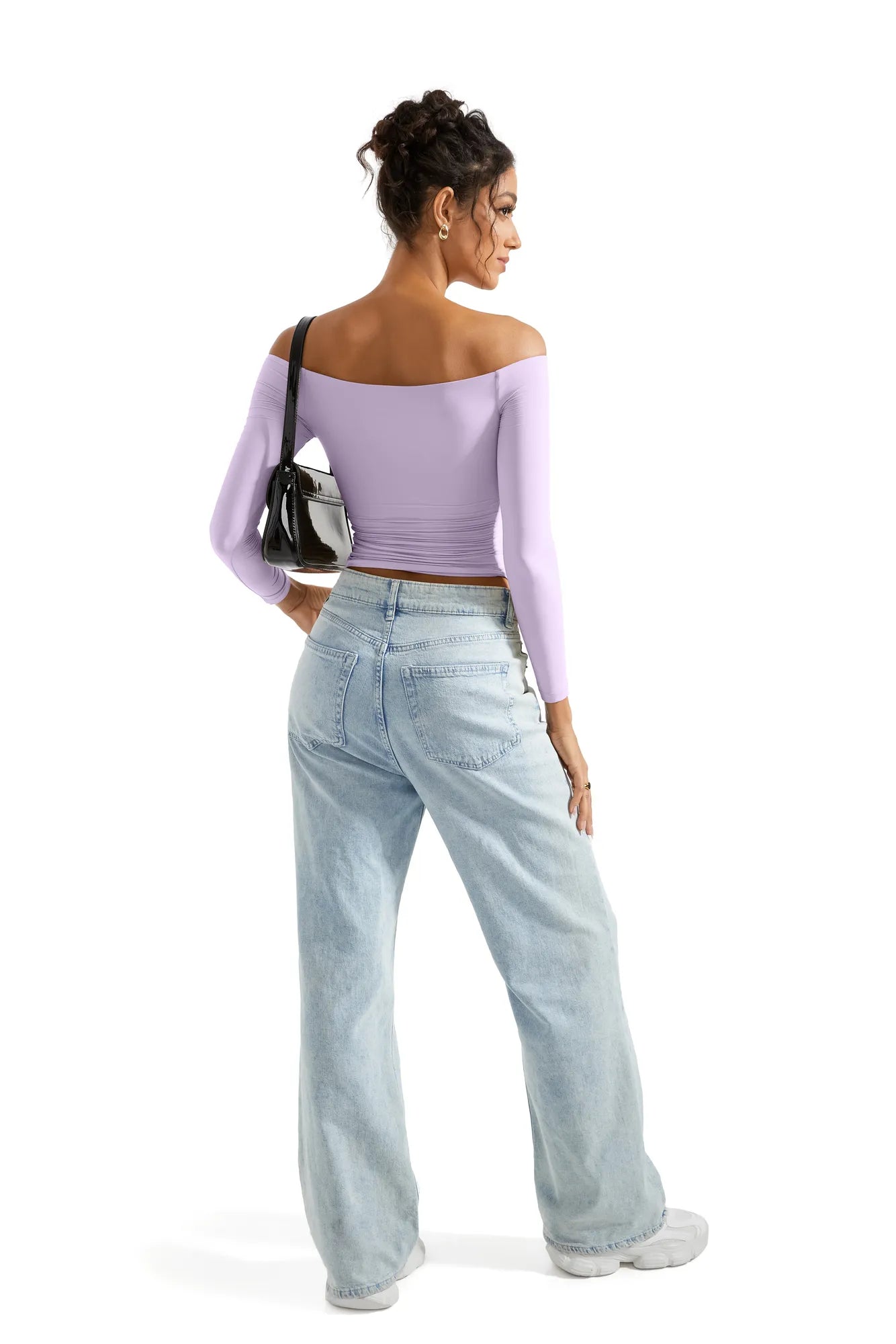 Buttery Soft Off Shoulder Shirt - Long Sleeve