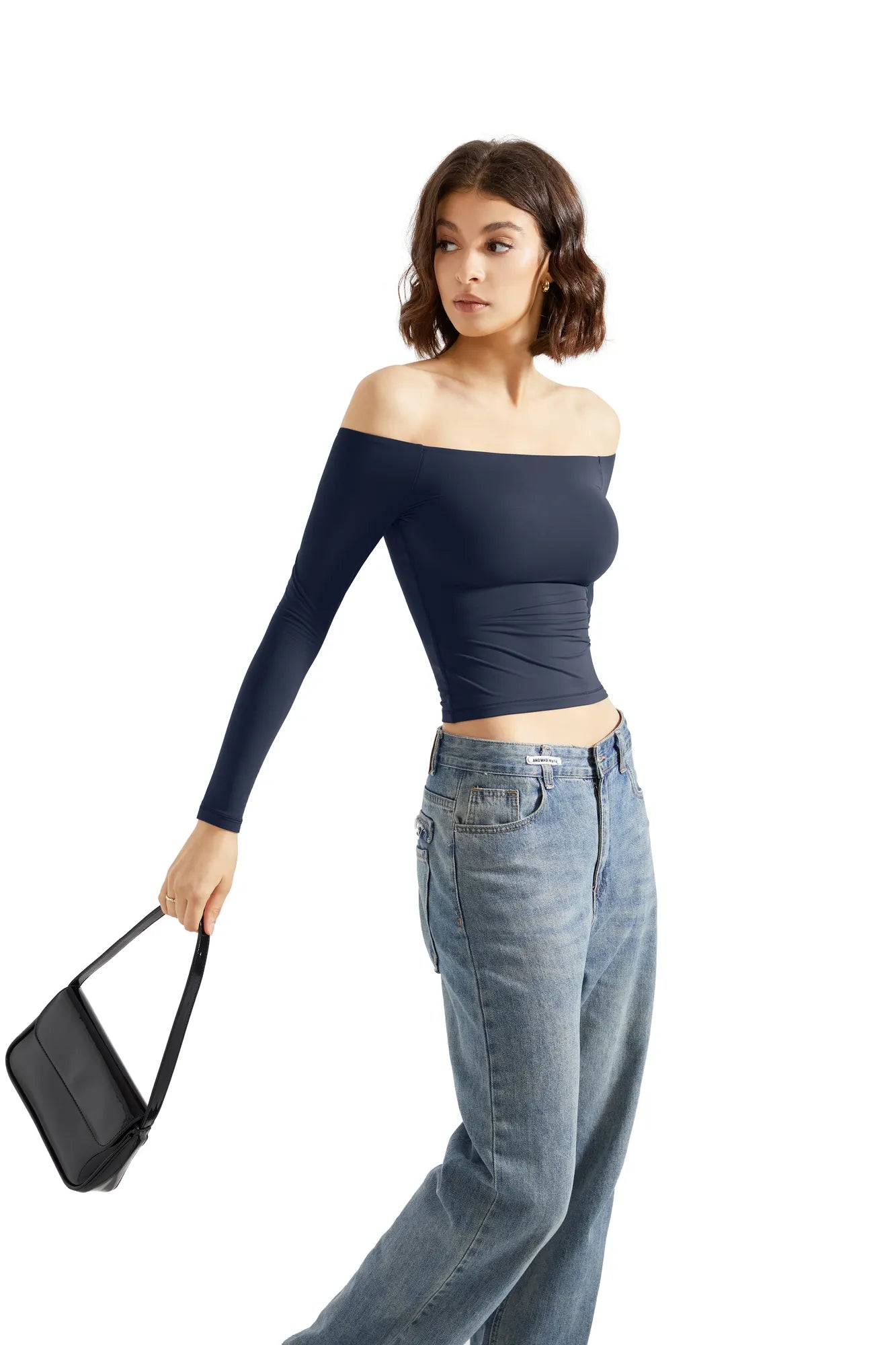 Buttery Soft Off Shoulder Shirt - Long Sleeve